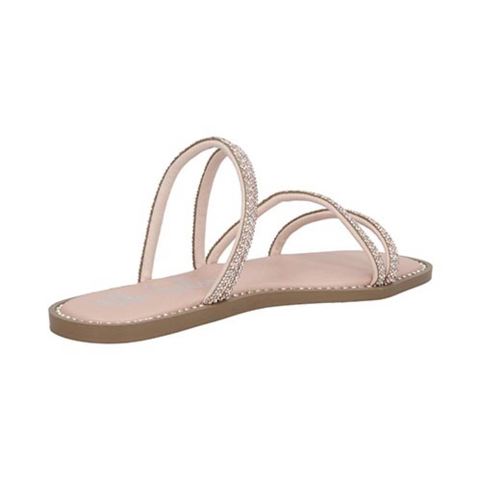 Sandalias UH LULU by EH! 1057 Mujer Sandalia Rosa Piso Dama Casual Metedera Color Rosa 