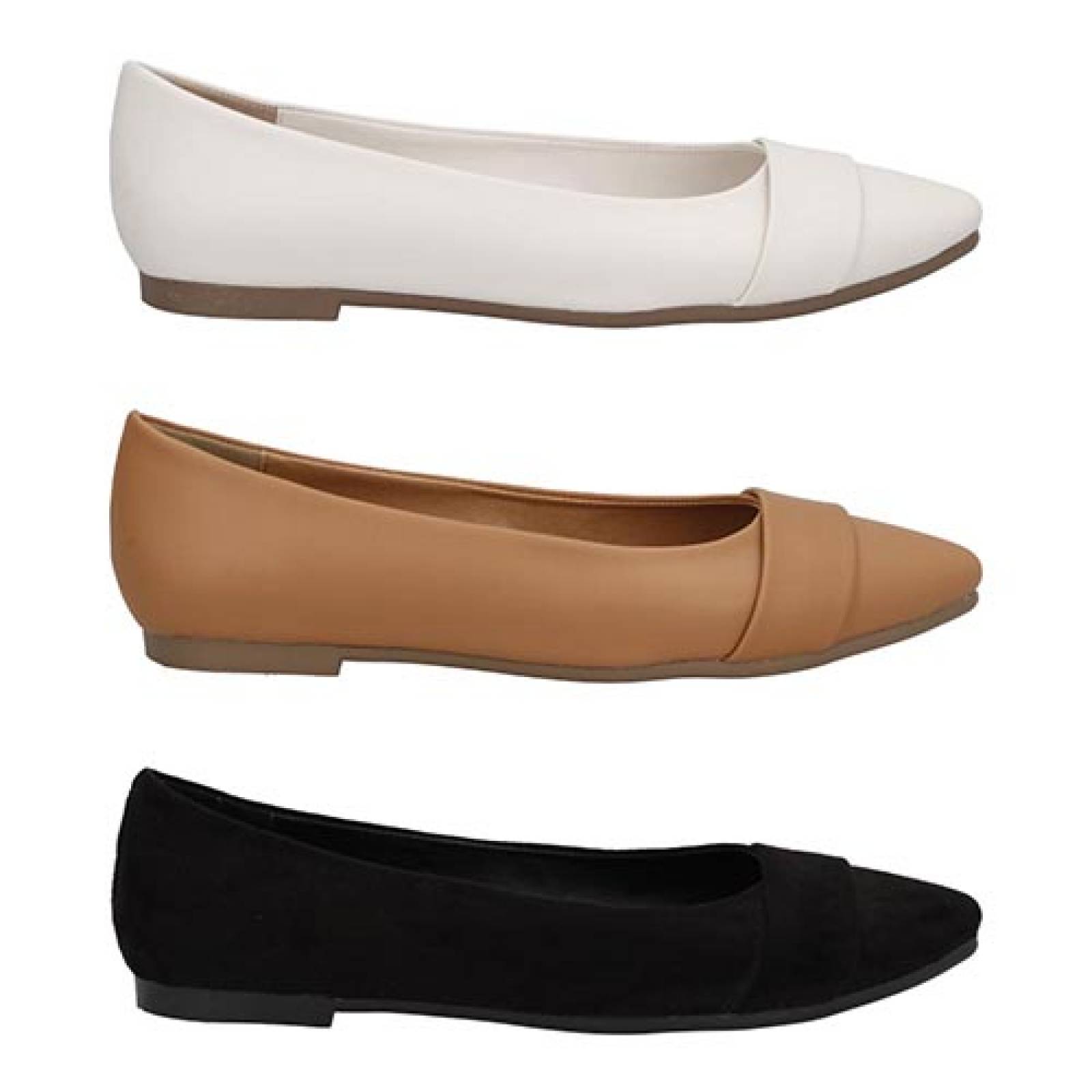 Zapatillas 3pack HEAD OVER HEELS 5648 Dama Flats Zapatillas Piso Mujer