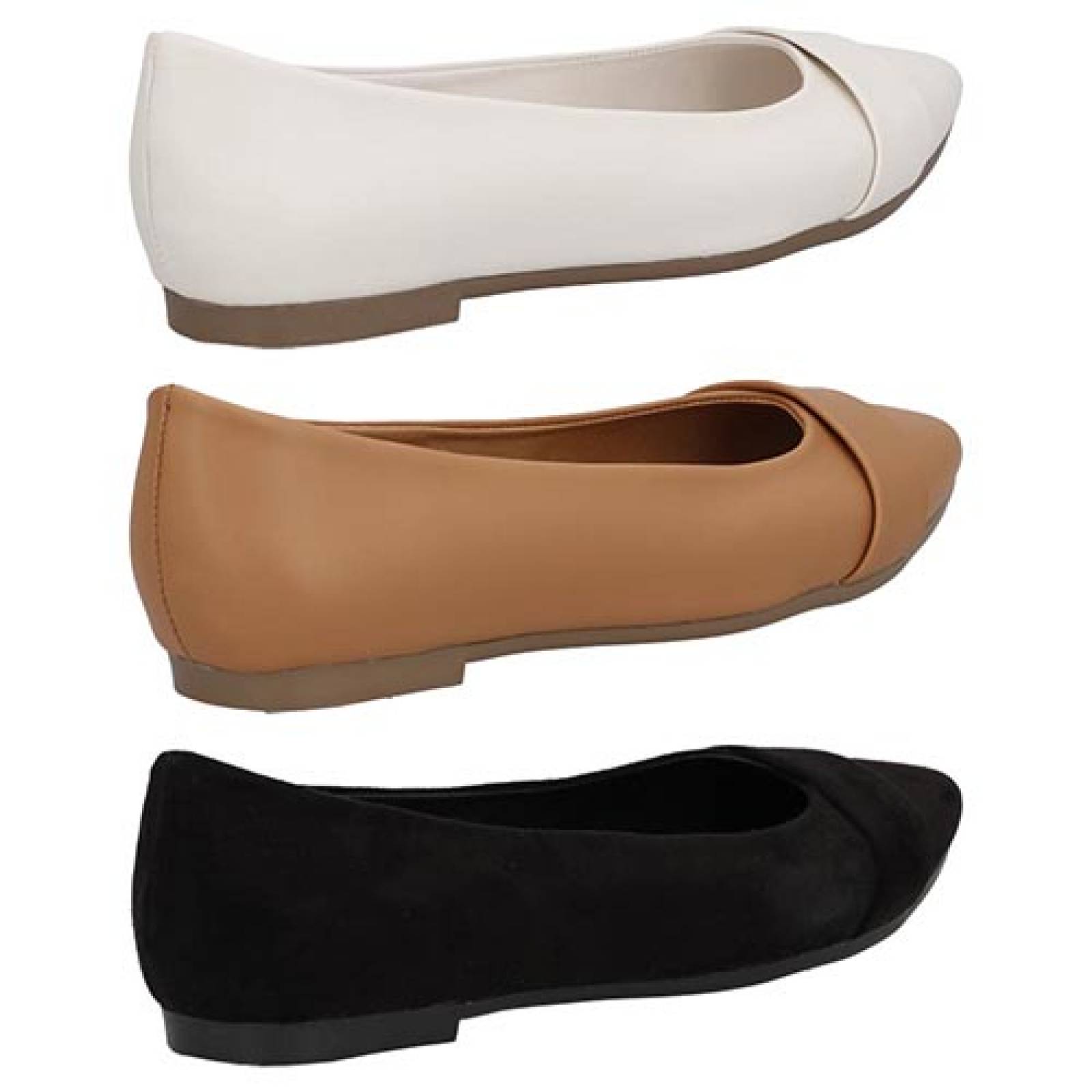 Zapatillas 3pack HEAD OVER HEELS 5648 Dama Flats Zapatillas Piso Mujer