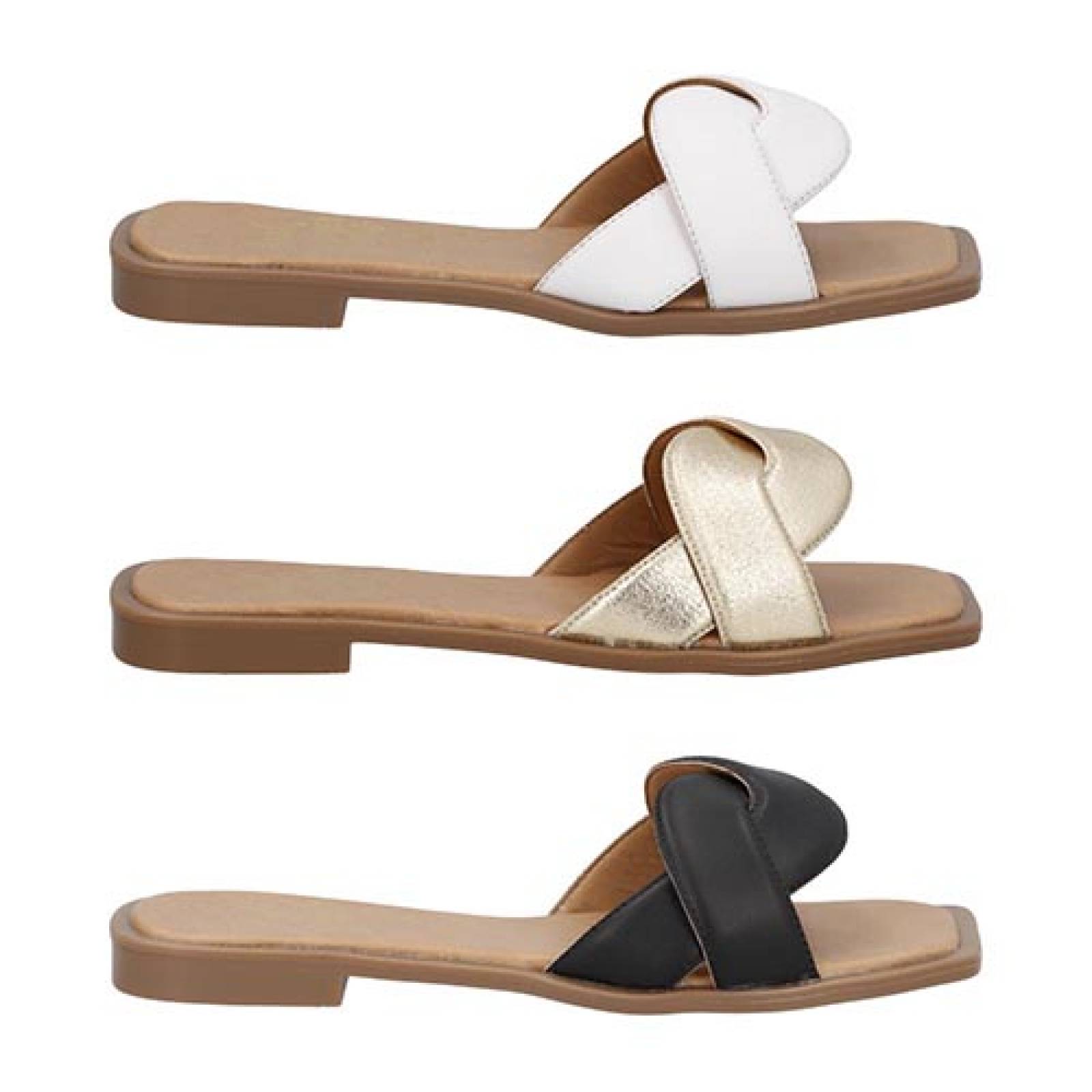 Sandalias 3pack HEAD OVER HEELS 10900 Dama Metedera Sandalia 3pack