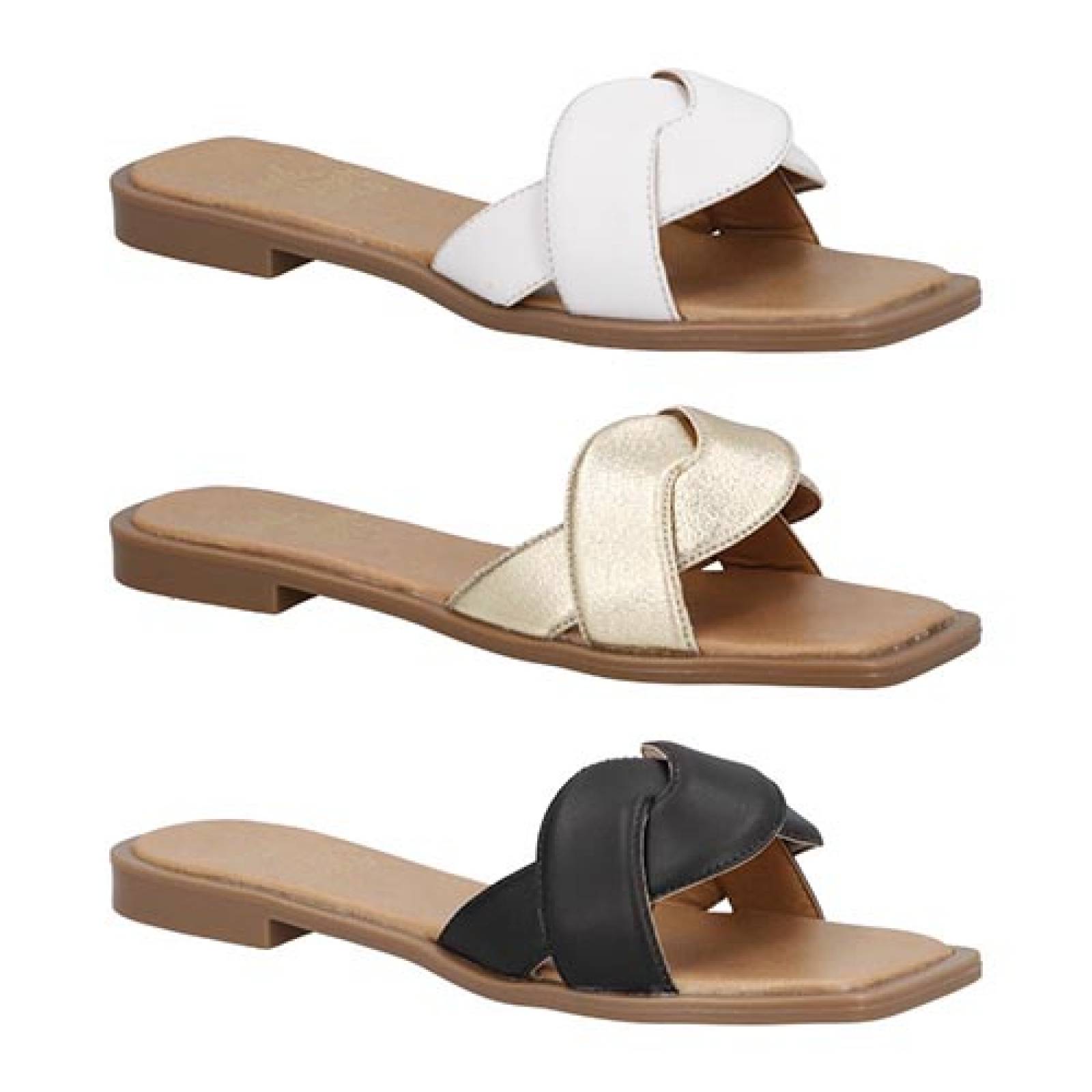 Sandalias 3pack HEAD OVER HEELS 10900 Dama Metedera Sandalia 3pack