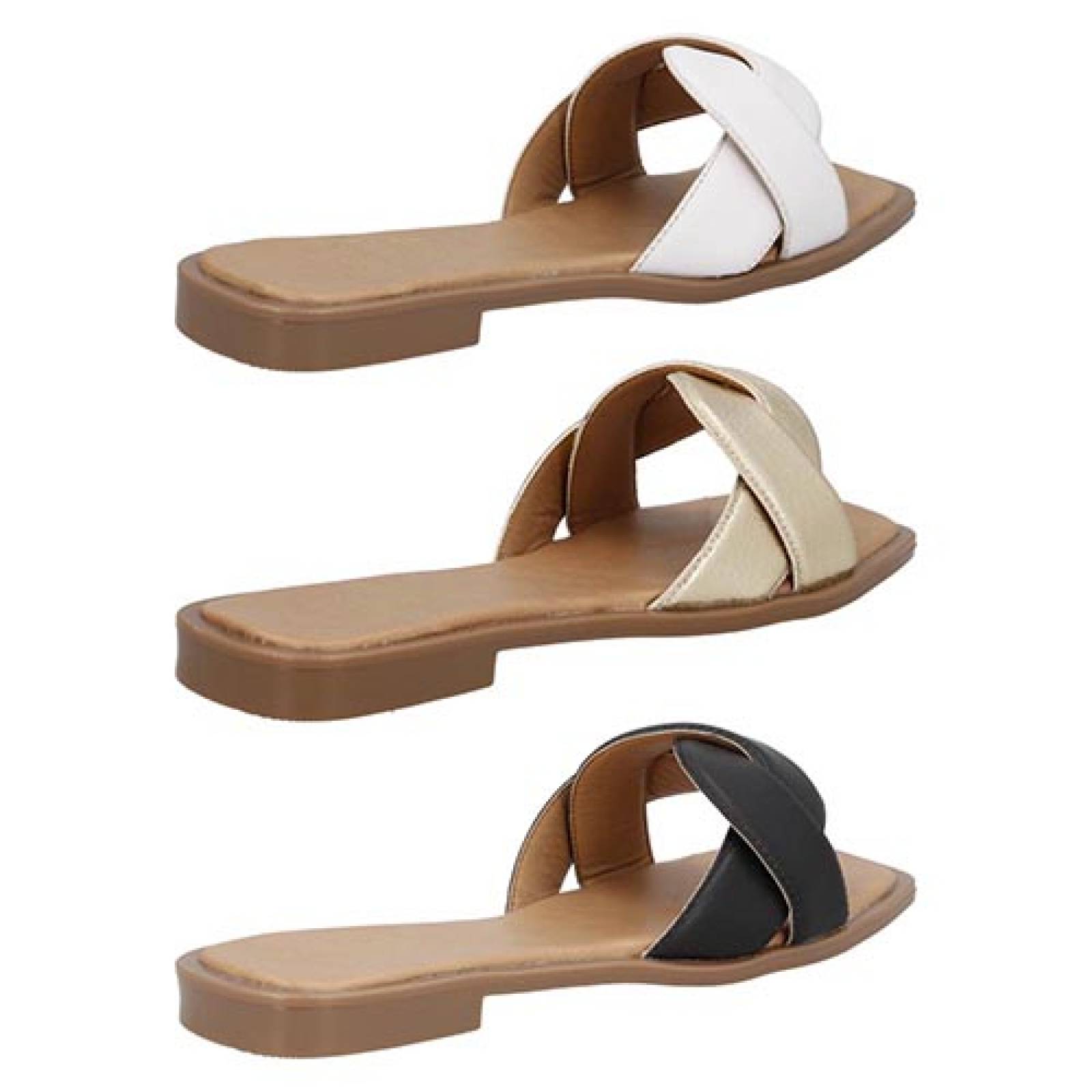Sandalias 3pack HEAD OVER HEELS 10900 Dama Metedera Sandalia 3pack