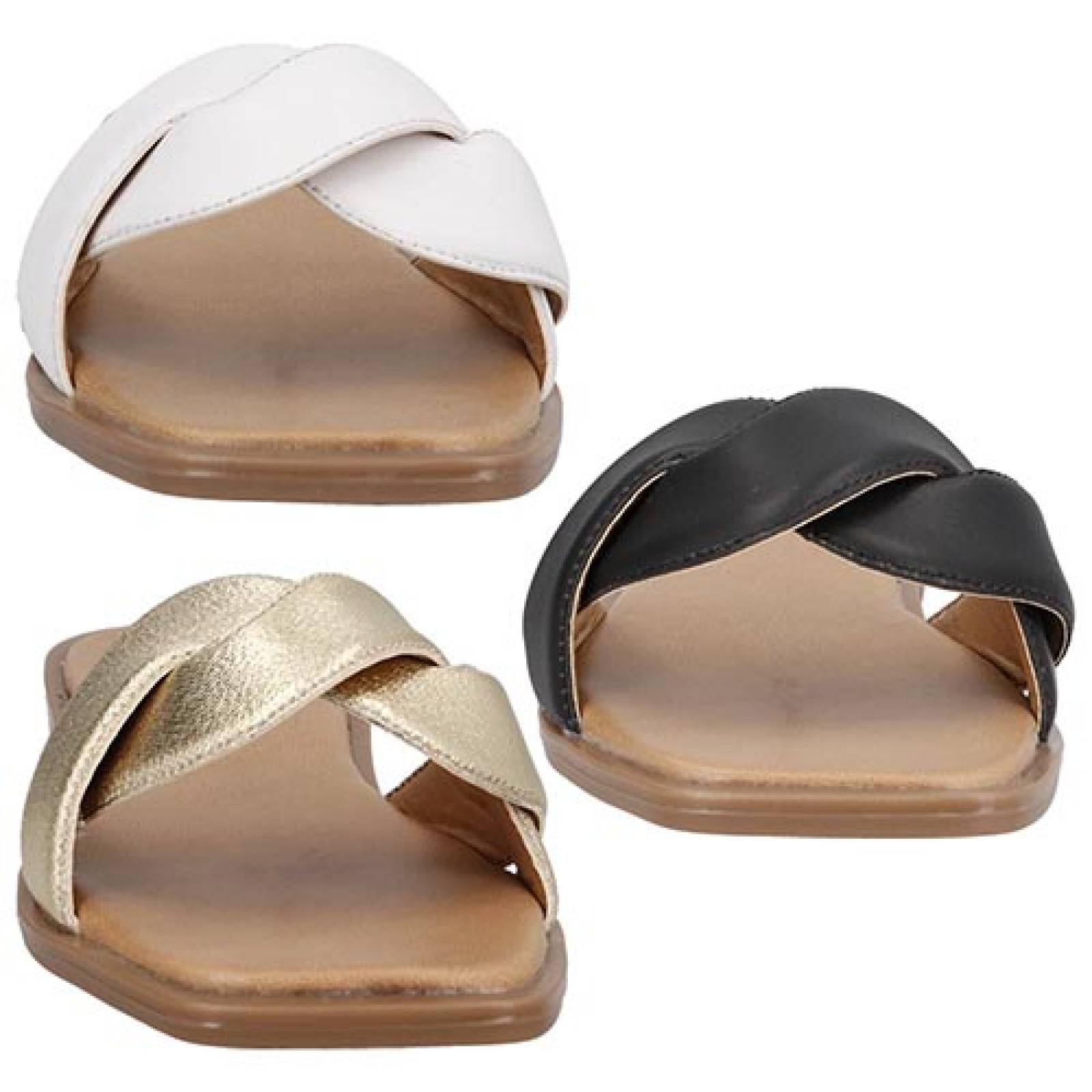 Sandalias 3pack HEAD OVER HEELS 10900 Dama Metedera Sandalia 3pack