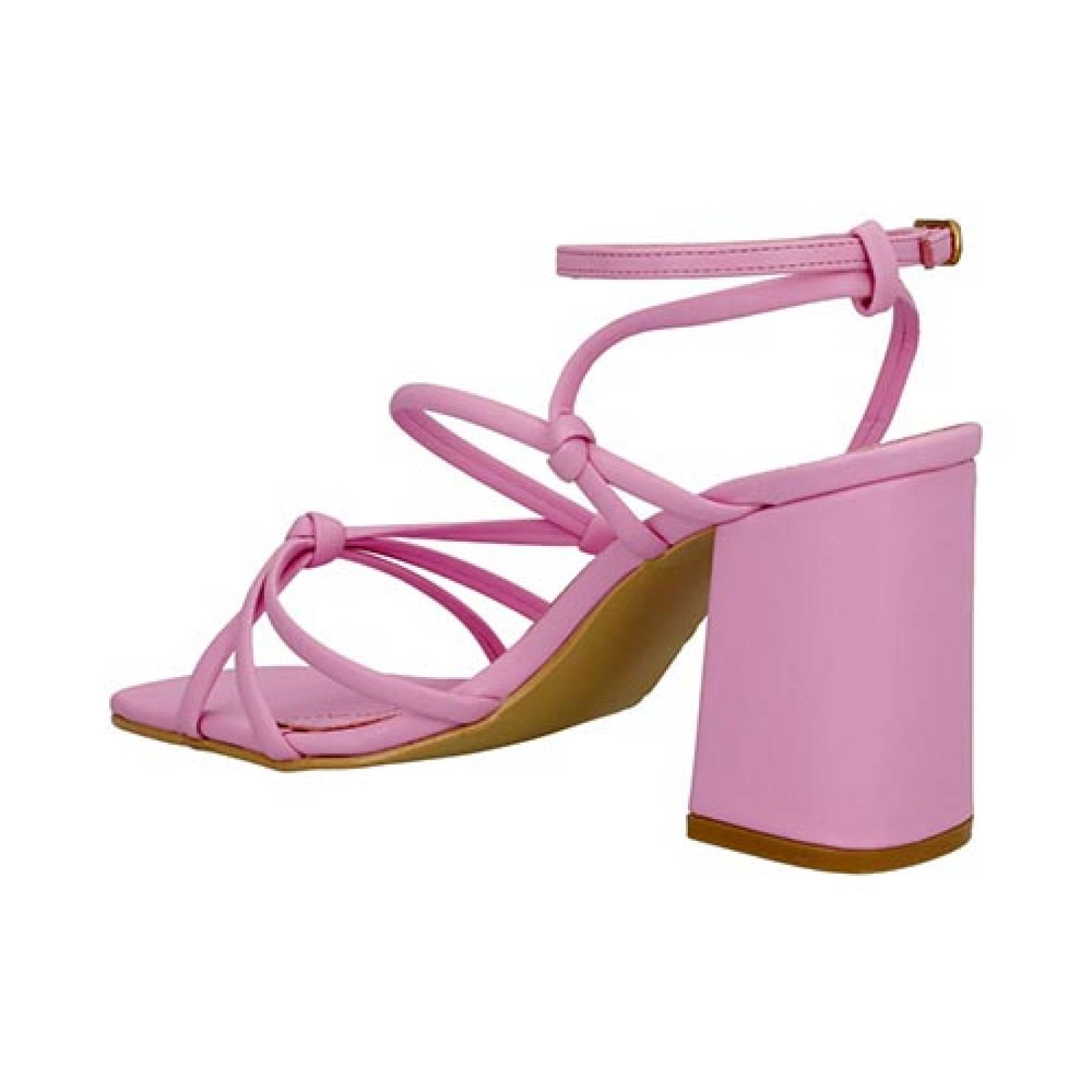 Zapatilla Tacon Ancho Bajo HEAD OVER HEELS 7703 Dama Abiero Casual Rosa