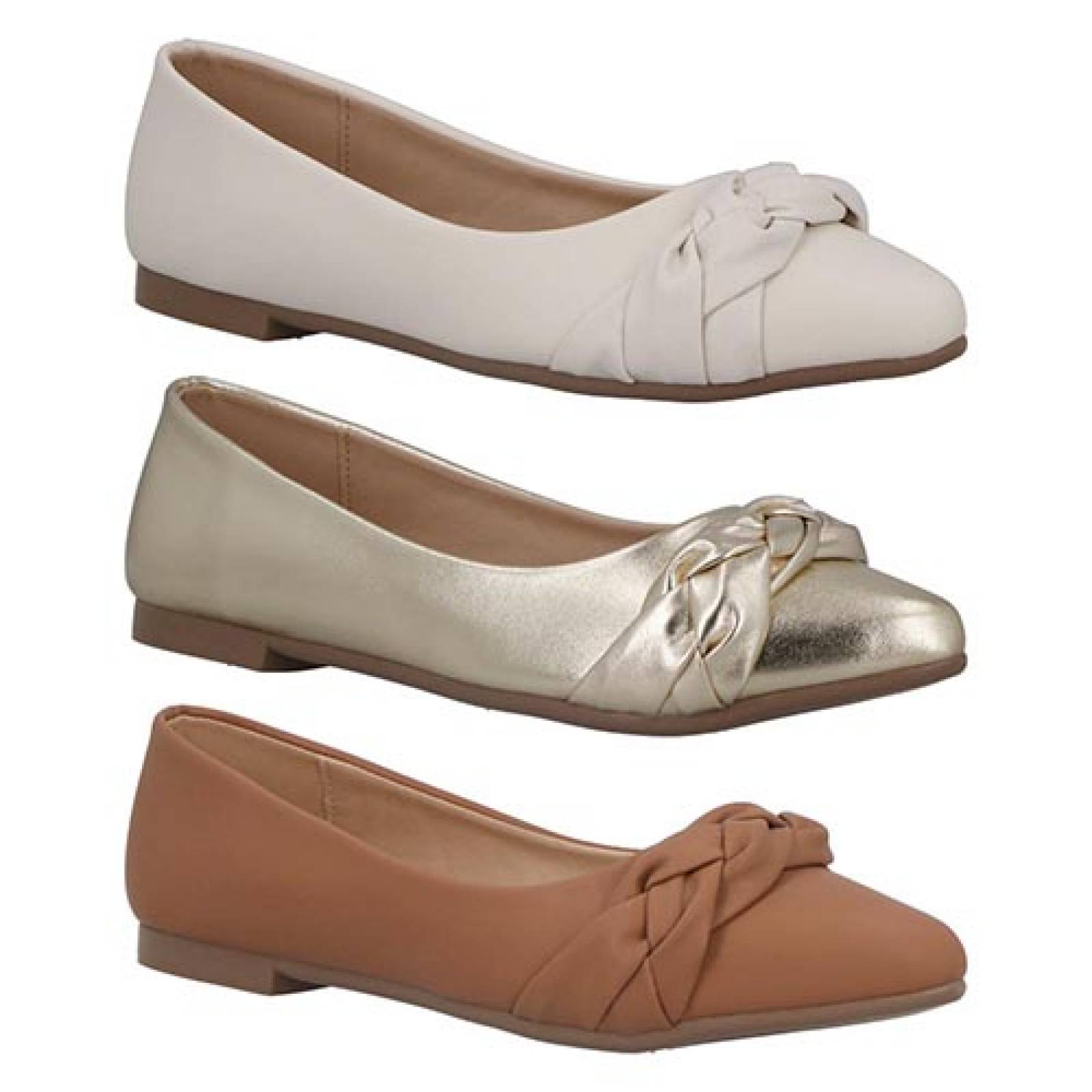 Zapatillas 3 Pack IVANELY 603 Dama con Plantilla Alcolchonada Comoda Casual Vestir Mujer