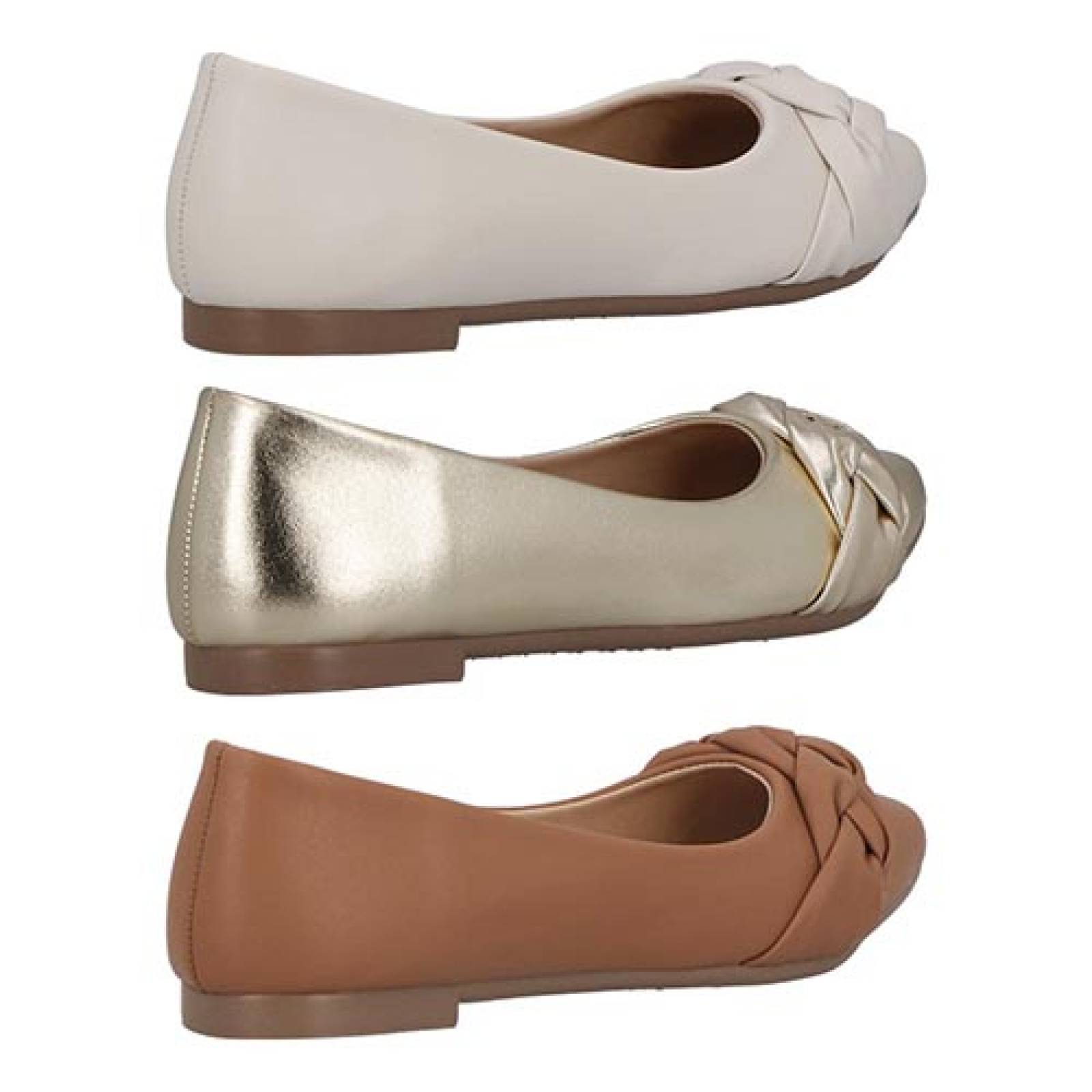 Zapatillas 3 Pack IVANELY 603 Dama con Plantilla Alcolchonada Comoda Casual Vestir Mujer