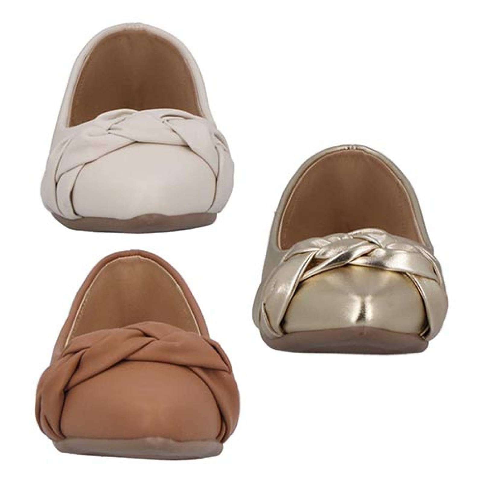 Zapatillas 3 Pack IVANELY 603 Dama con Plantilla Alcolchonada Comoda Casual Vestir Mujer