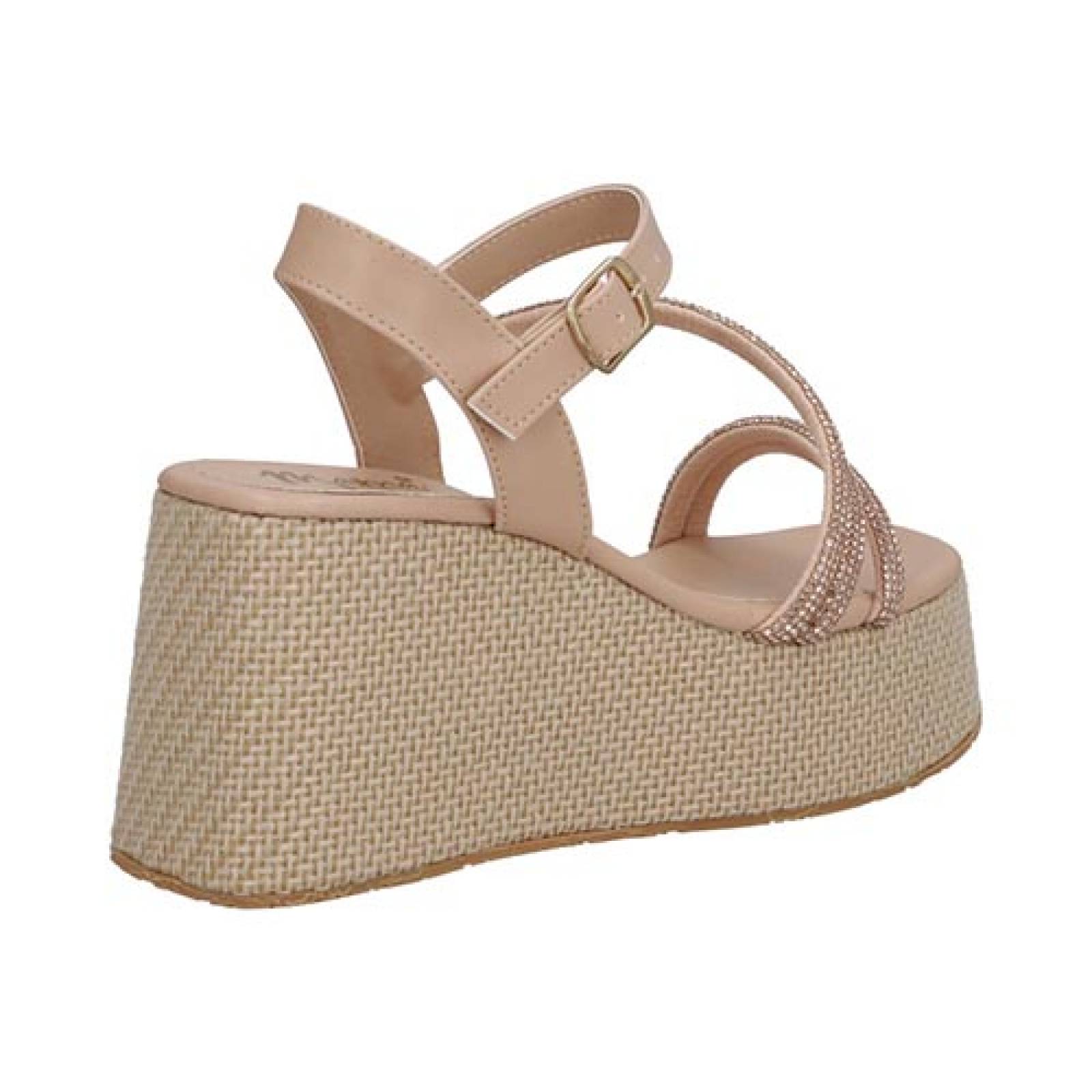 Sandalias Mama Lola 415 Plataforma Tacon Seguido Para Dama