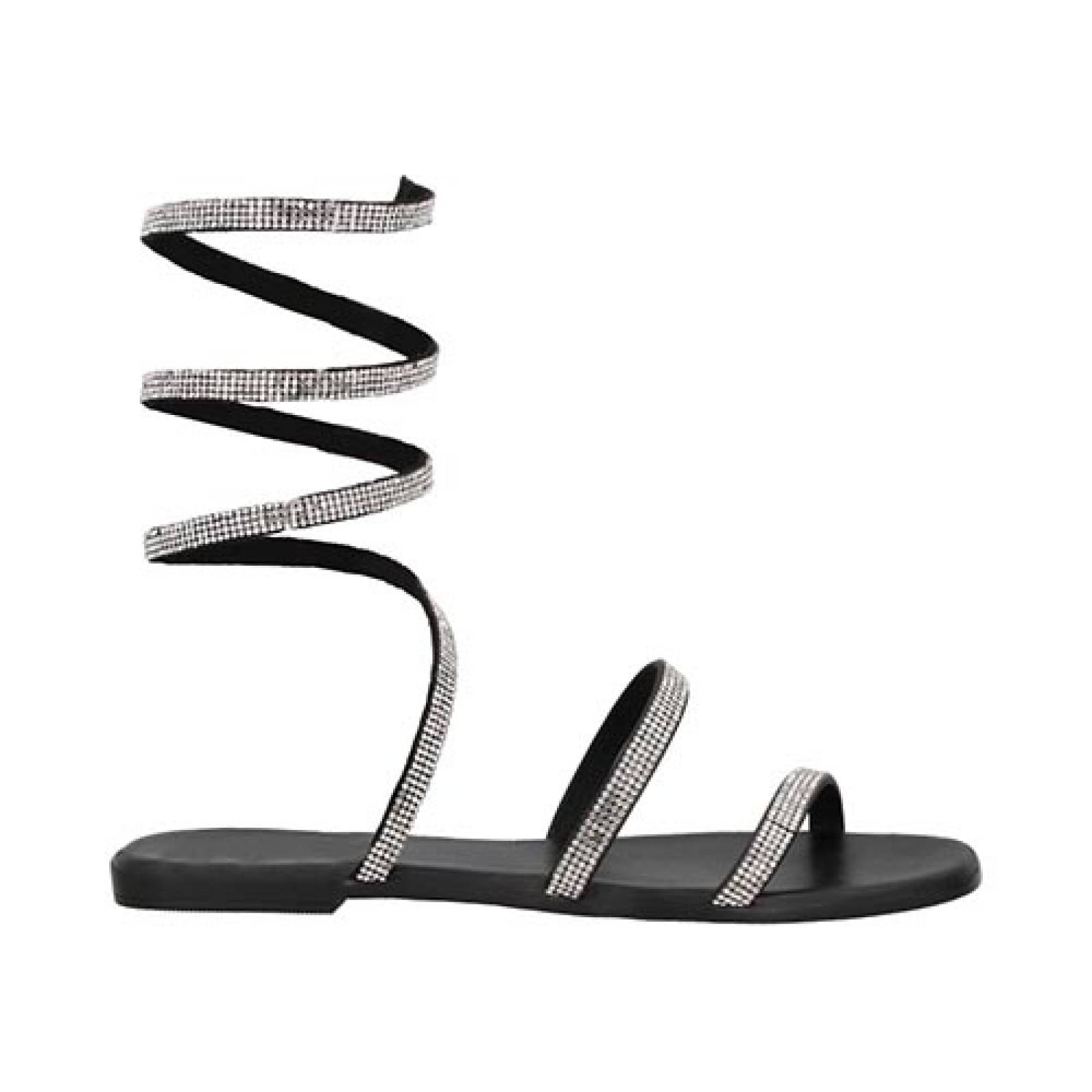 Sandalias De Piso Mama Lola 1423 Mujer Huaraches Con Cintas