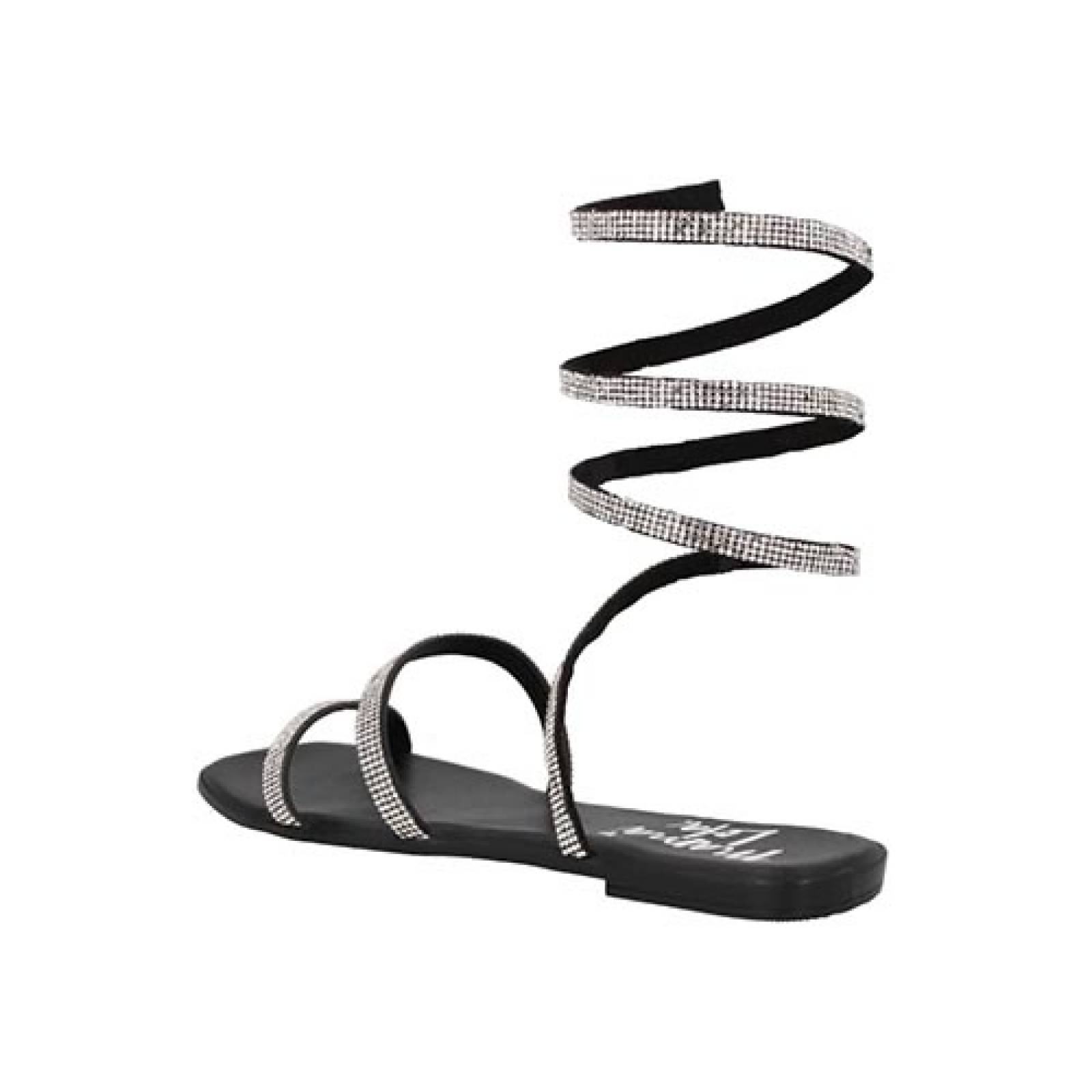 Sandalias De Piso Mama Lola 1423 Mujer Huaraches Con Cintas