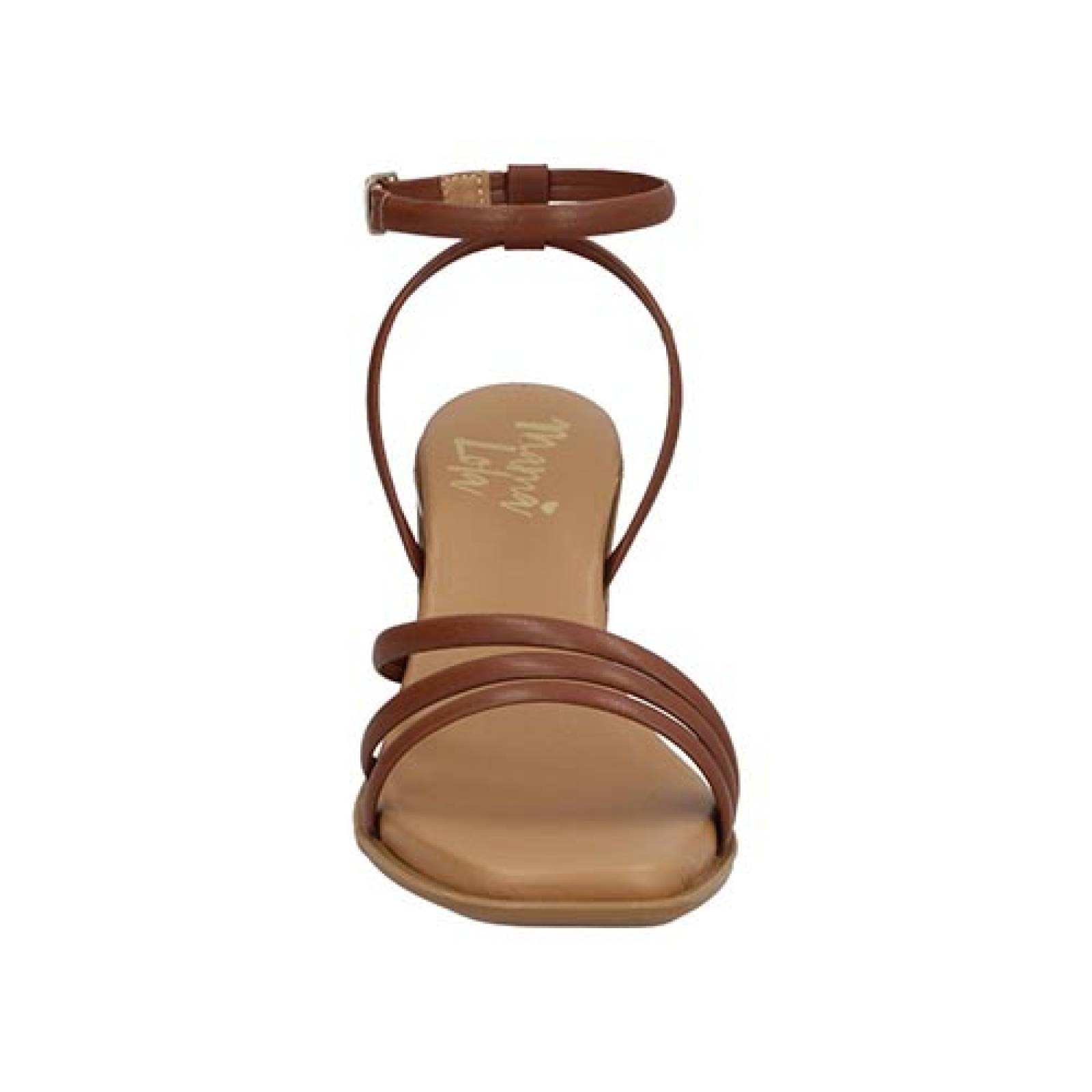 Zapatilla Mama Lola 95 Tacón Ancho Zapato Abierto Dama Cinta