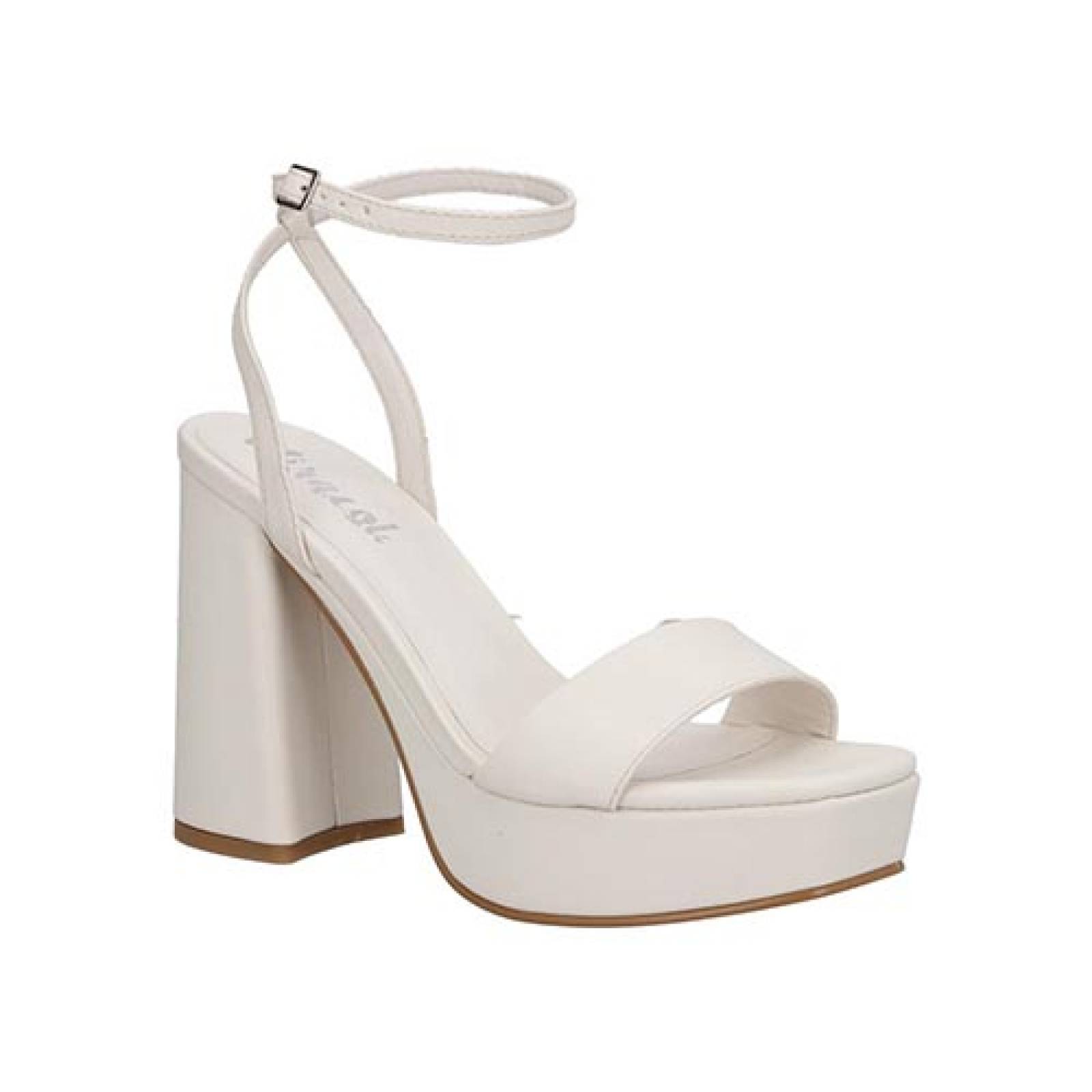 Zapato Tacón Ancho Abierto Miracol 9508 Para Dama Elegantes