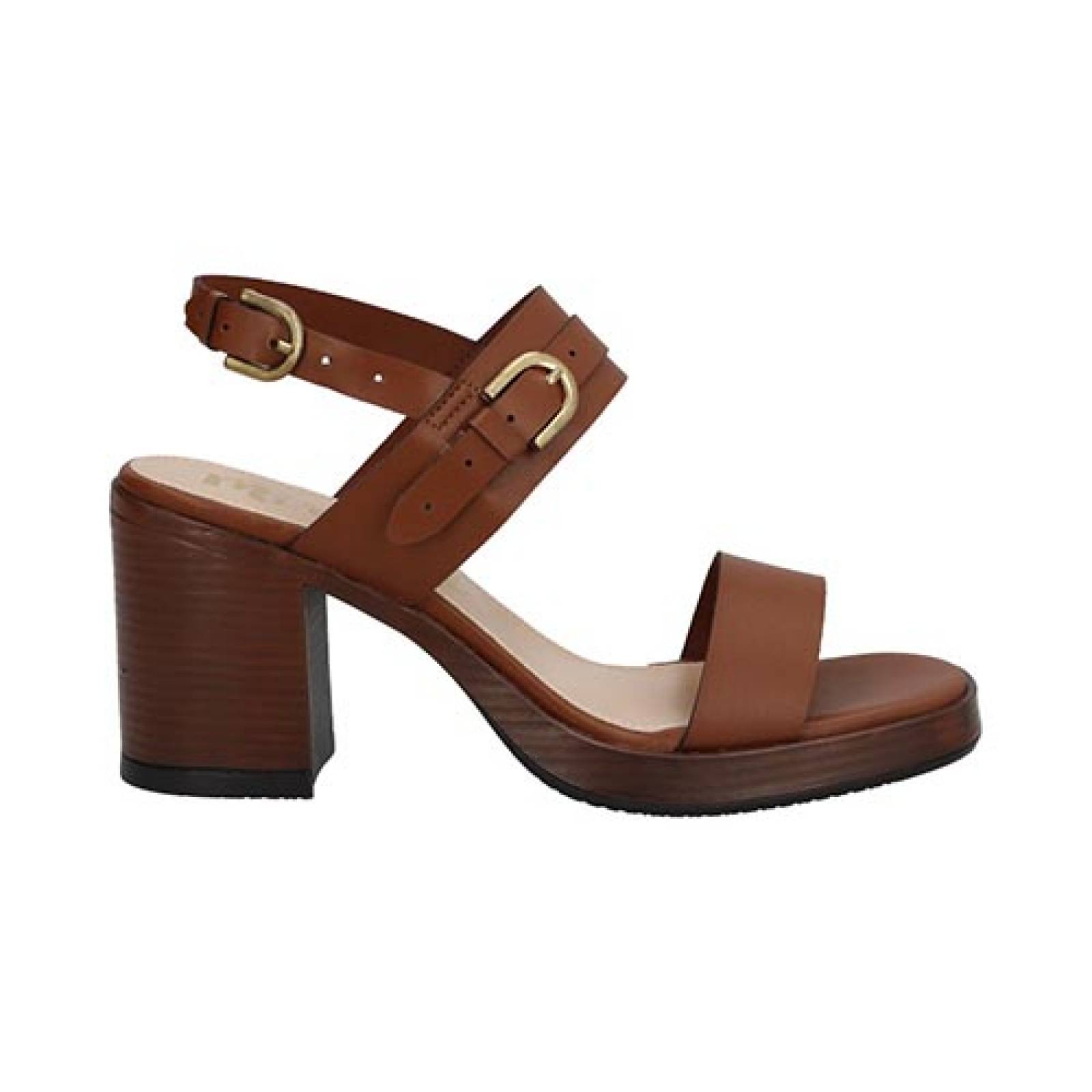 Sandalias Mama Lola 304 Tacón Ancho Alto Zapatos Casual Dama