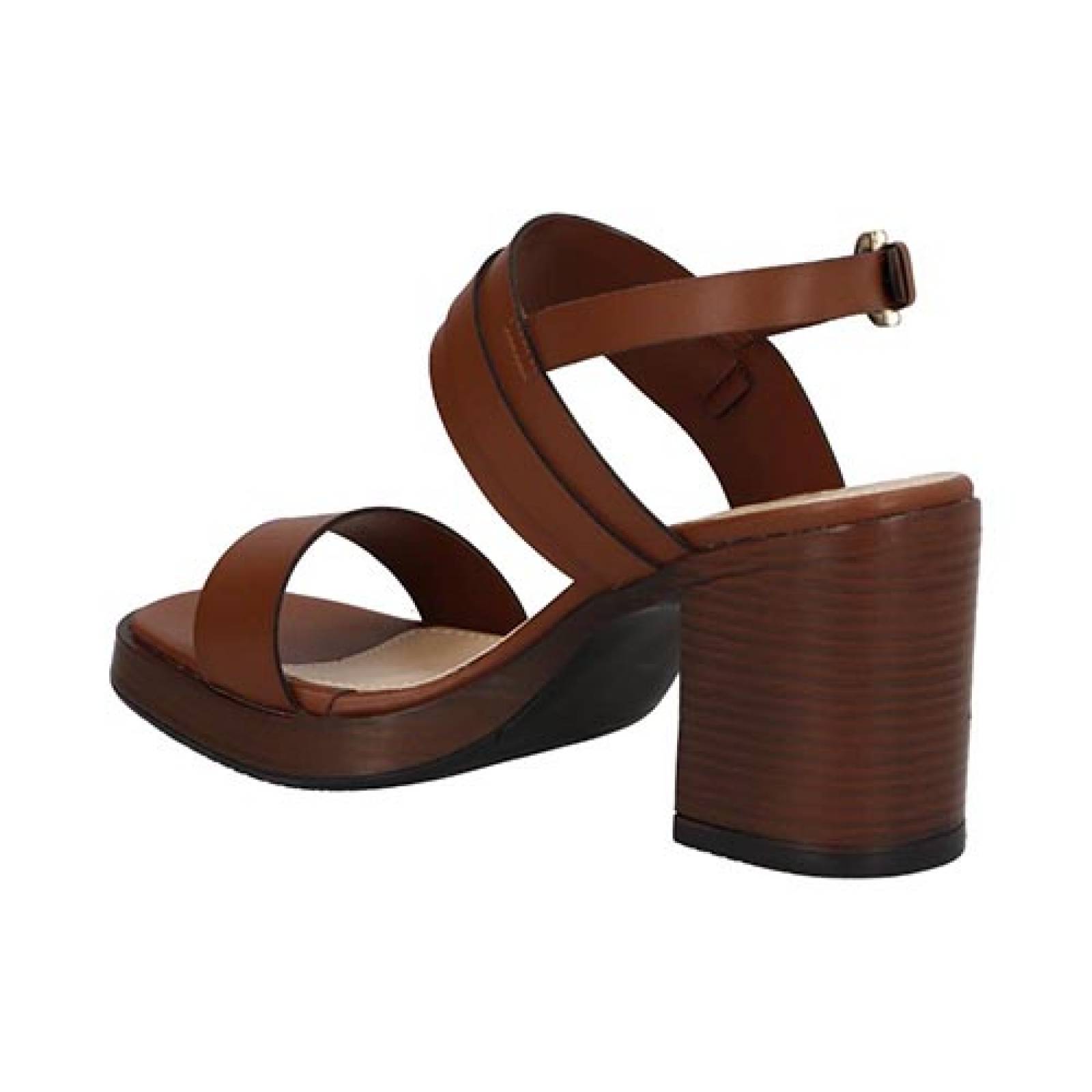 Sandalias Mama Lola 304 Tacón Ancho Alto Zapatos Casual Dama