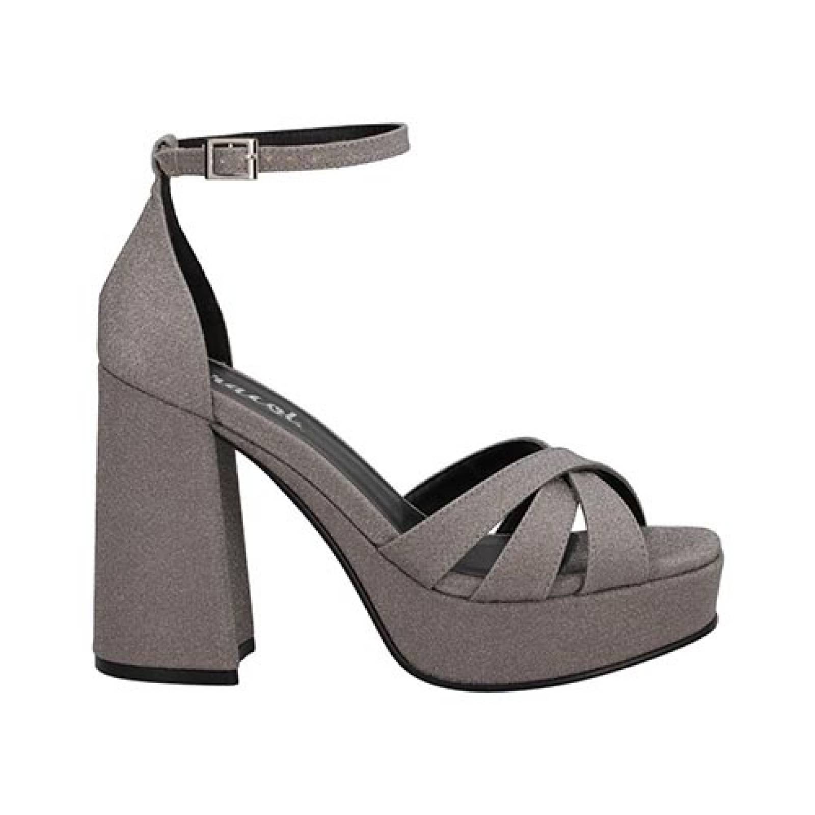 Zapato Plataforma Miracol 9510 Tacón Alto Ancho Fiesta Dama