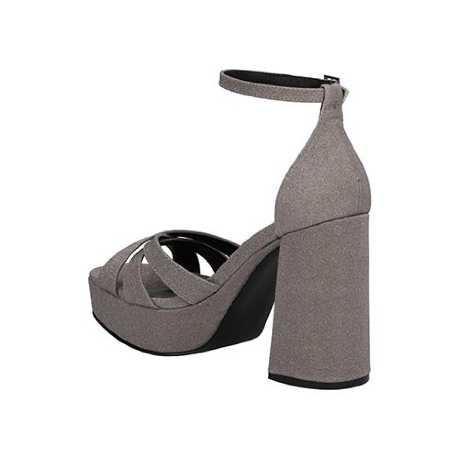 Zapato Plataforma Miracol 9510 Tacón Alto Ancho Fiesta Dama