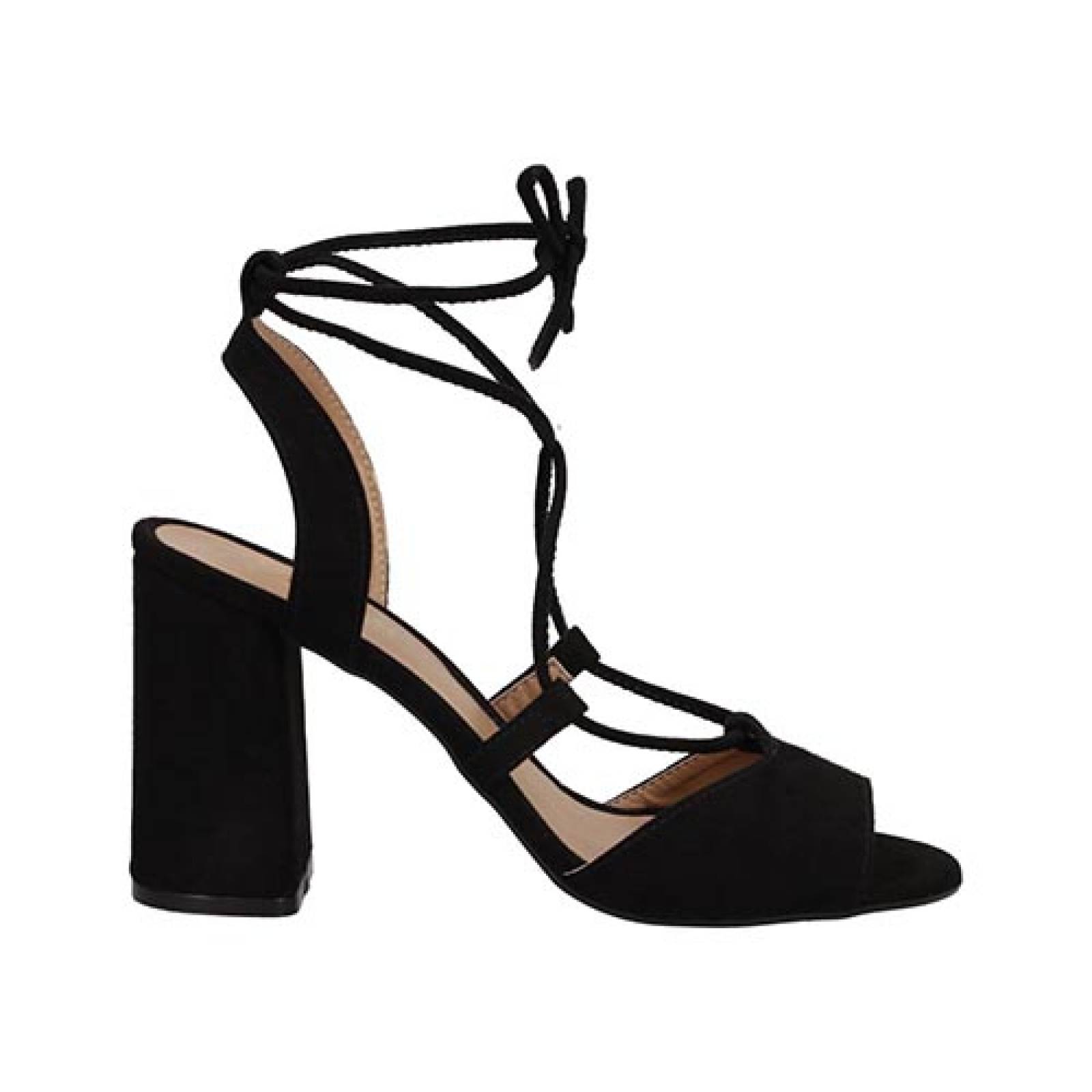 Zapatilla Miracol 6109 Mujer Tacon Comoda Sandalia Cordones
