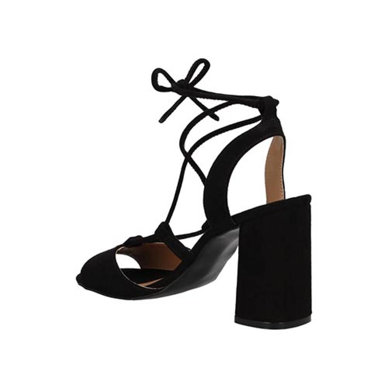 Zapatilla Miracol 6109 Mujer Tacon Comoda Sandalia Cordones