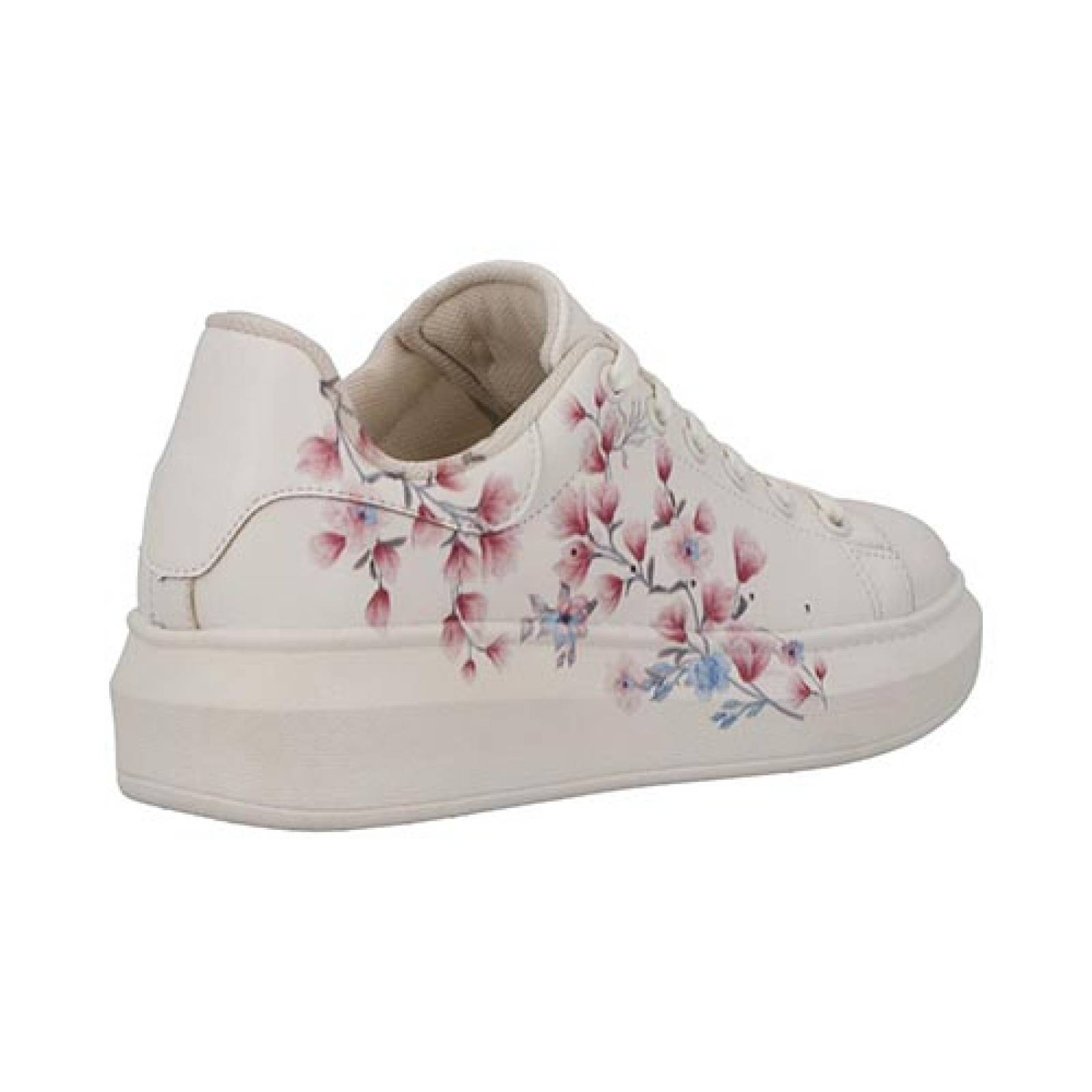Tenis Para Mujer Ovx 307b Estampado Flores Casuales Urbanos