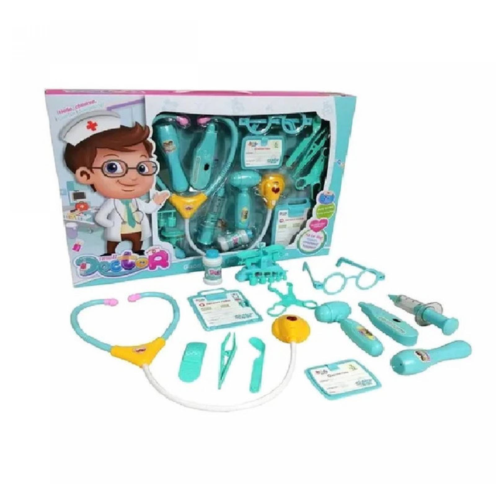 Set Médico De Juguete Kit Para Doctor Niño Infantil