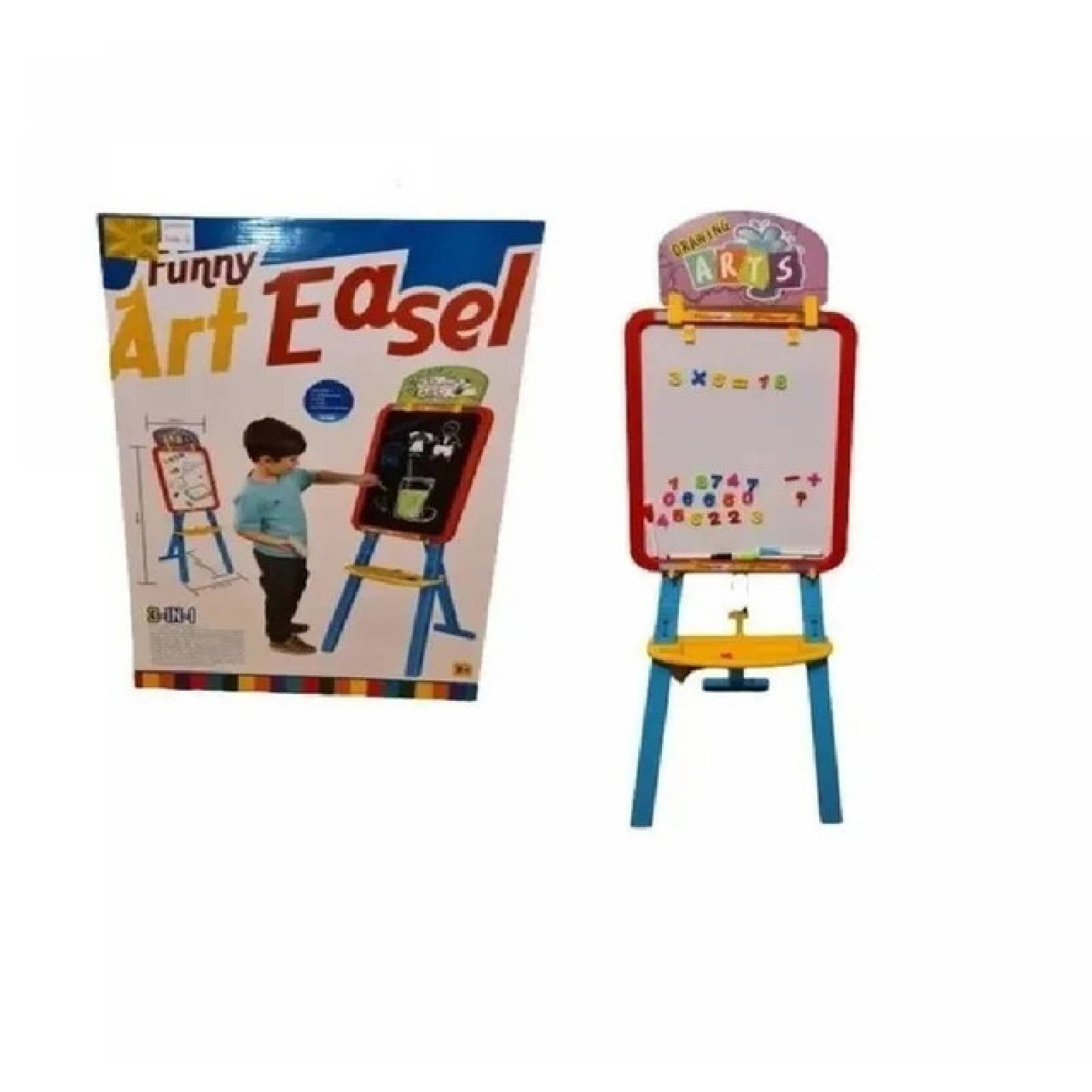Pizarrón Caballete Imantado Plumón Niños Juguetes Arte