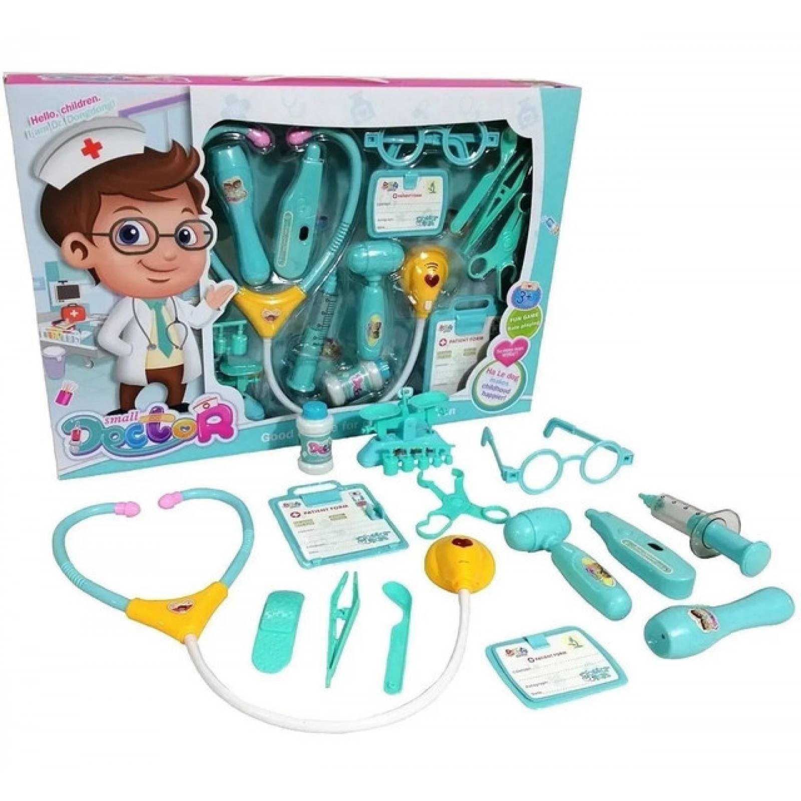 Set de Juguetes Accesorios de Doctor Small Niño Infantil Azul