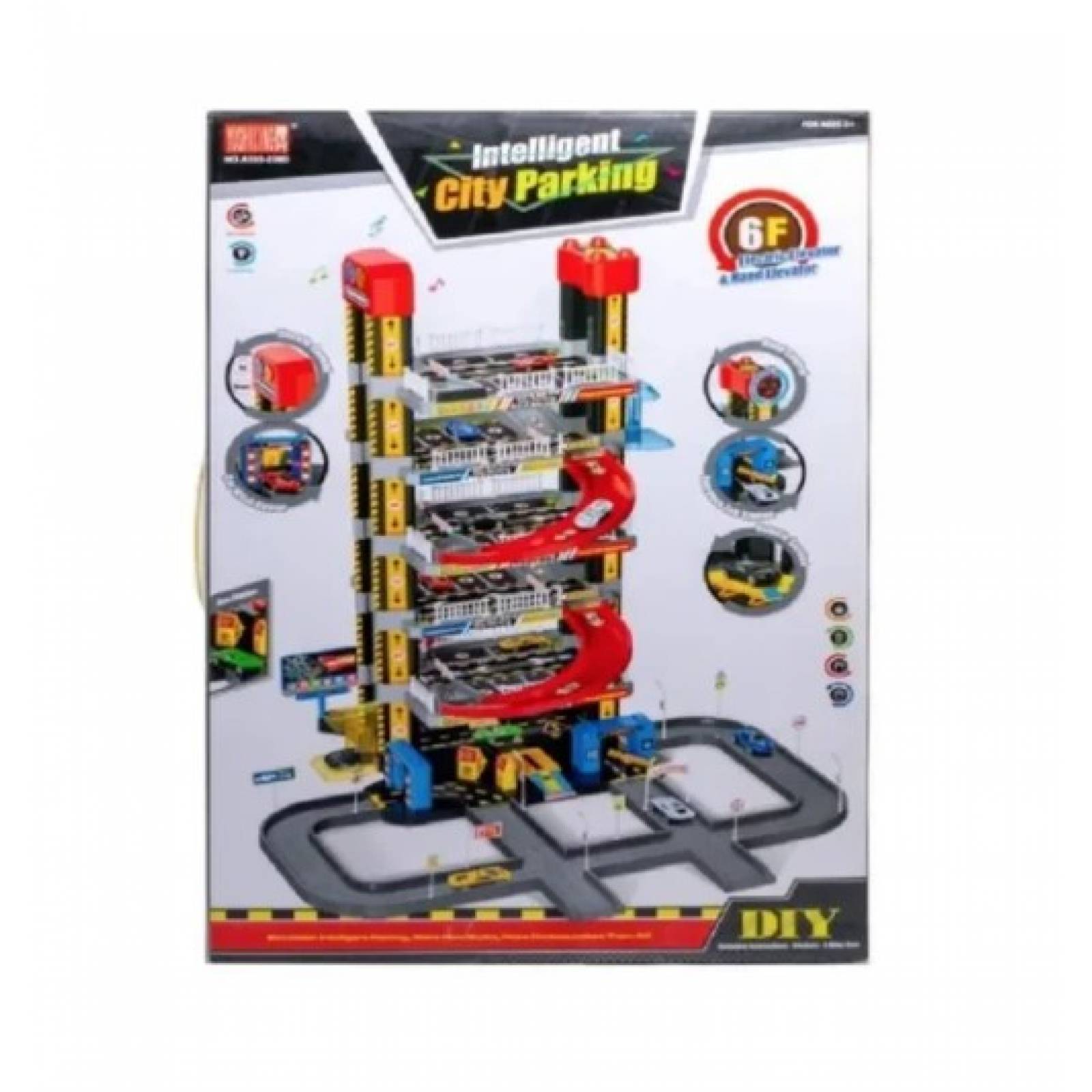 Auto Pista De Juguete Carros Niños Juguete Torre 6 Niveles