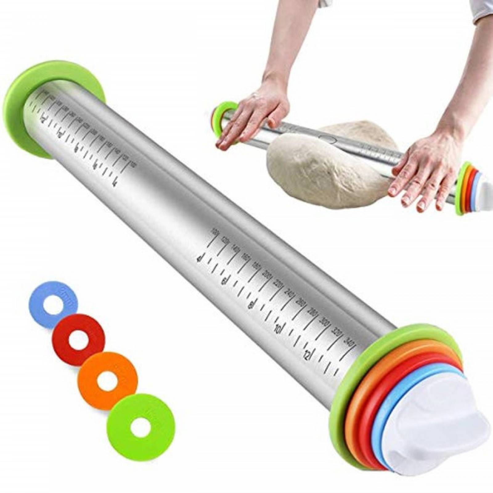 Rodillo Para Fondant Ajustable Vencort 32cm Reposteria