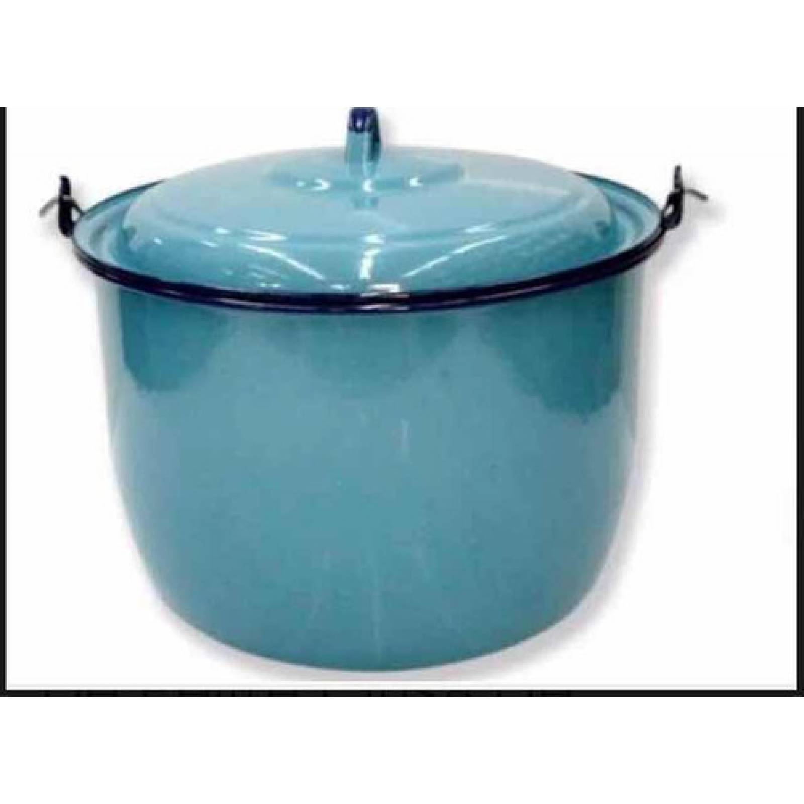 Olla  Peltre 23 Litros Convexa Número 34 Cm