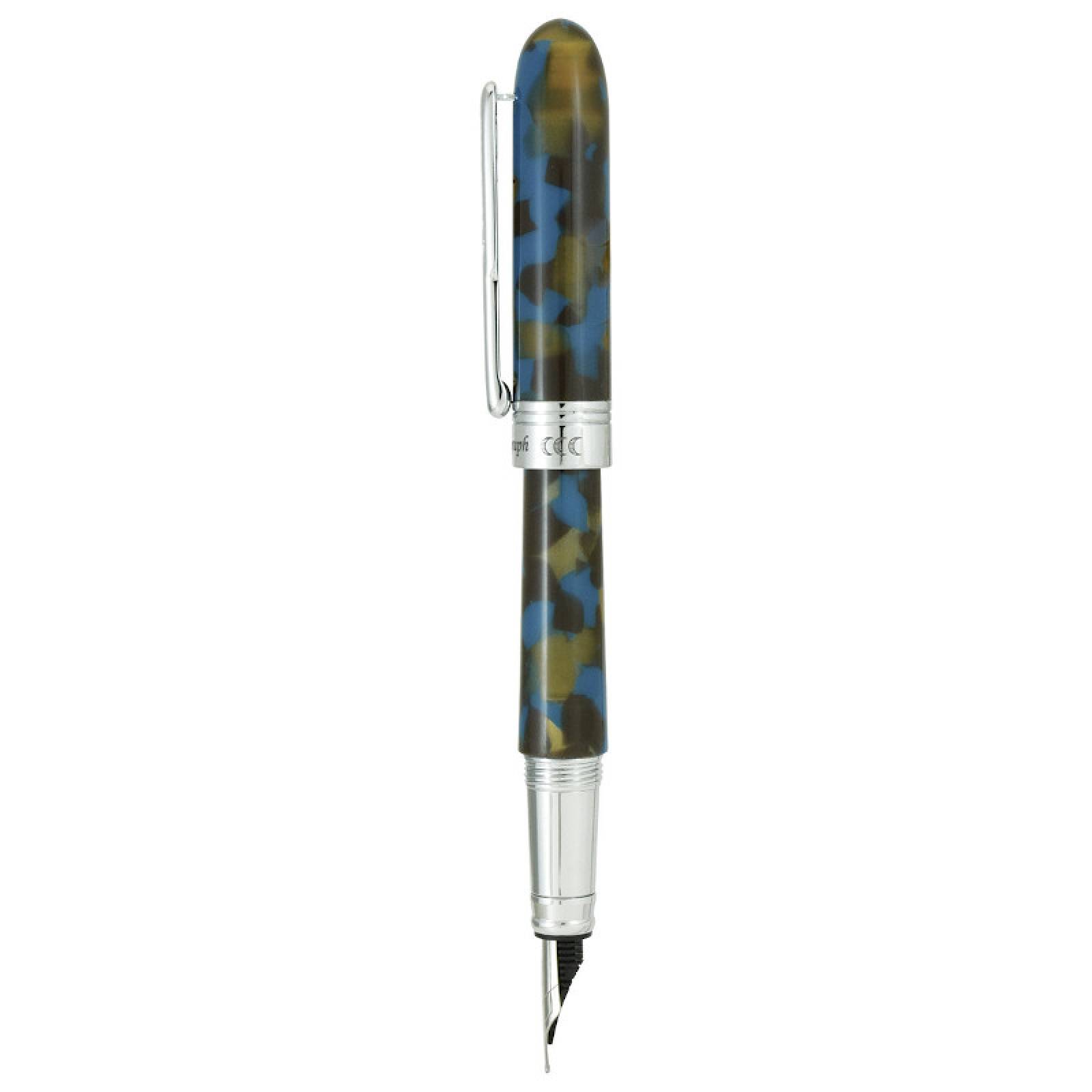 Pluma Fuente Conklin® Minigraph Blue Baltic (M)