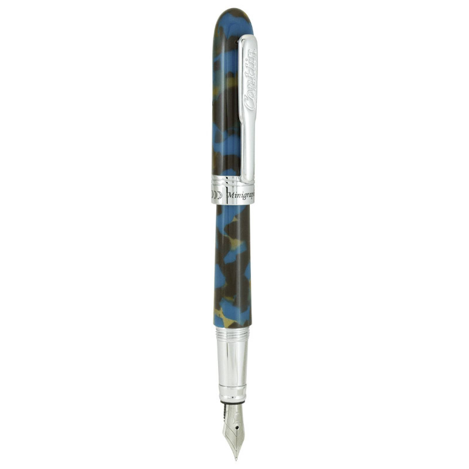 Pluma Fuente Conklin® Minigraph Blue Baltic (M)