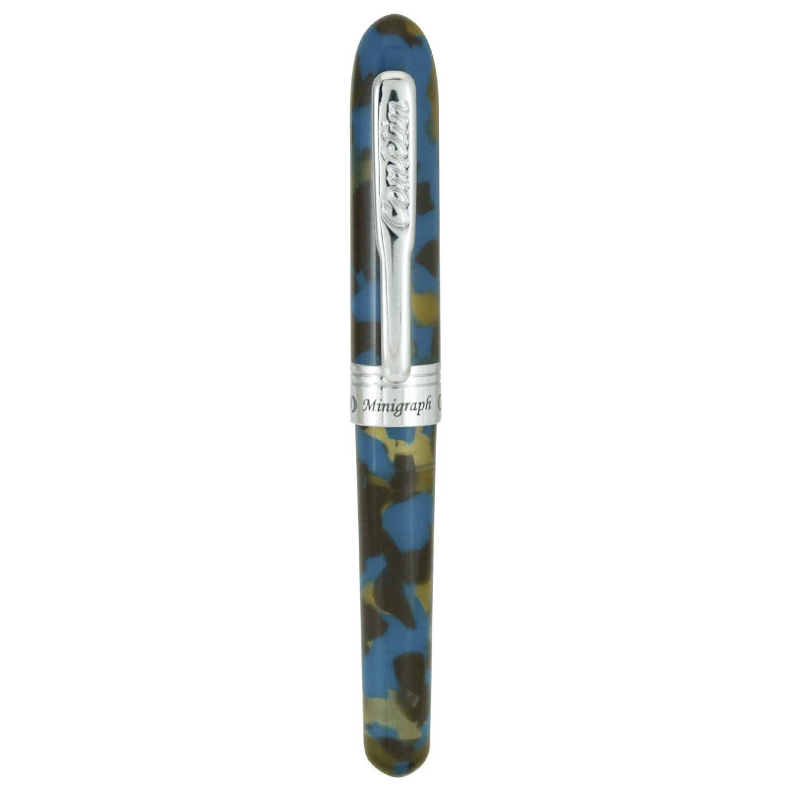 Pluma Fuente Conklin® Minigraph Blue Baltic (M)