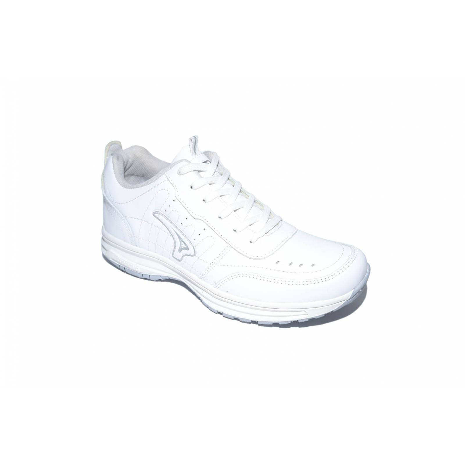Tenis Unisex Cachorro 102 Piel Blanco Cosido Escolar