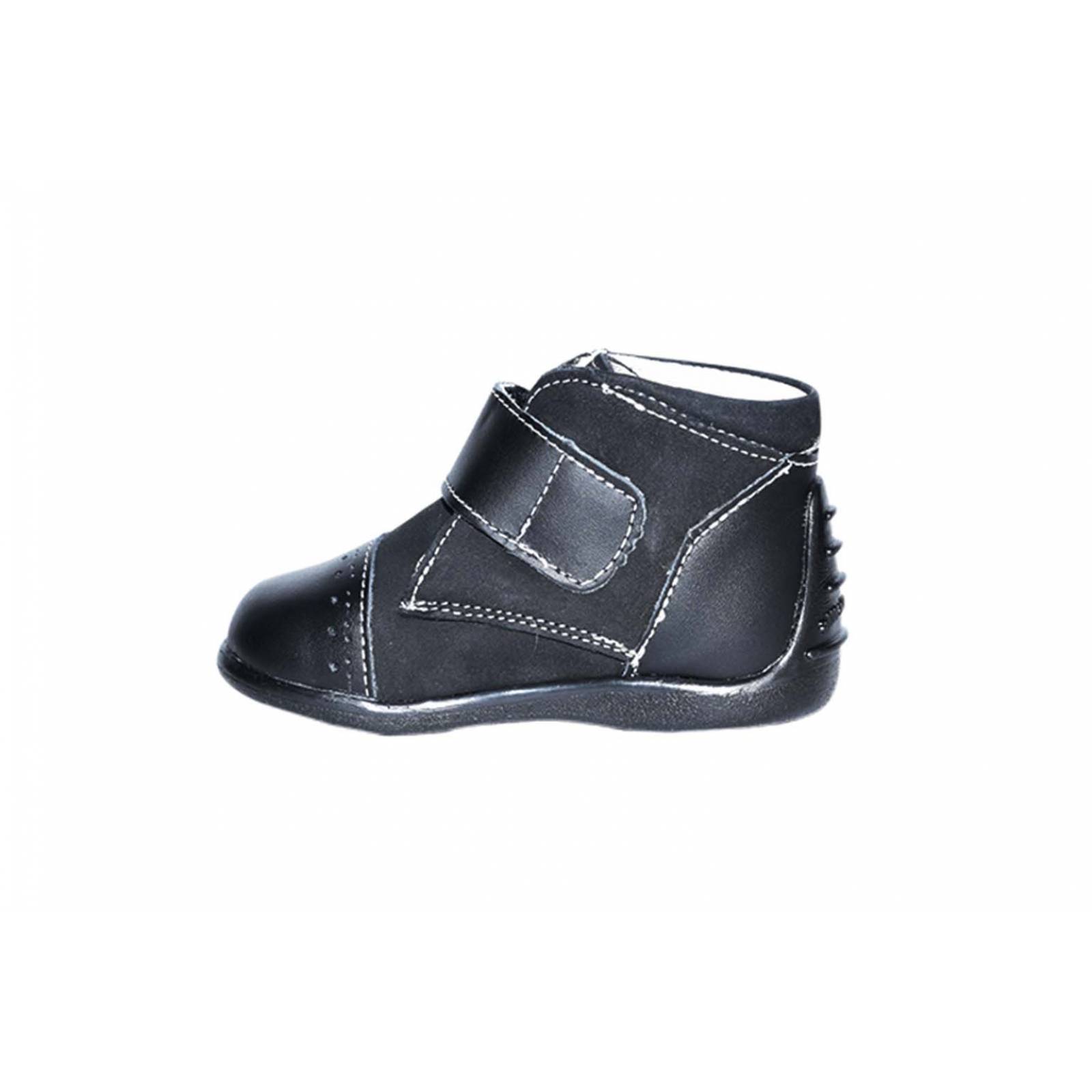 Zapato niño andanenes piel negro arco-soporte