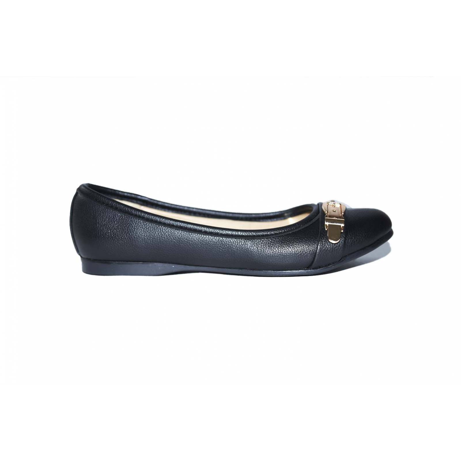 Zapato balerina dama negro casual moda 22/24