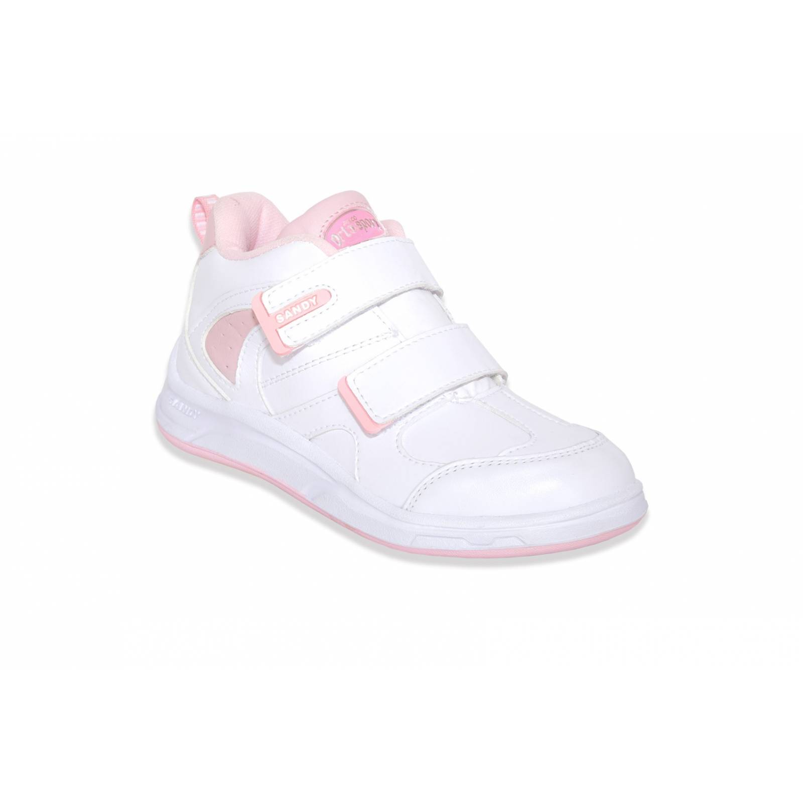 Tenis ortop dico sandy blanco rosa 22 26