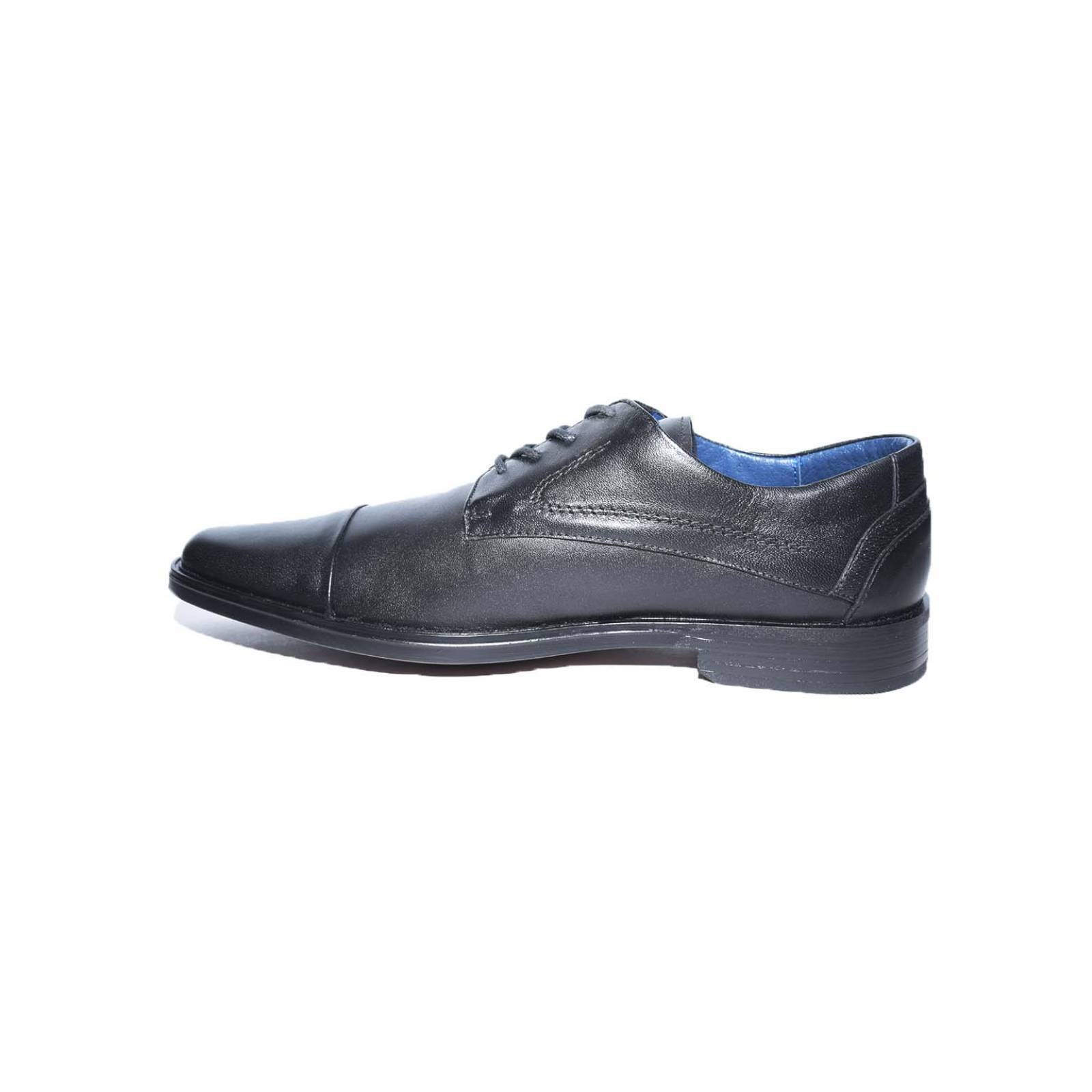 Zapato caballero jarking 6104 piel borrego negro