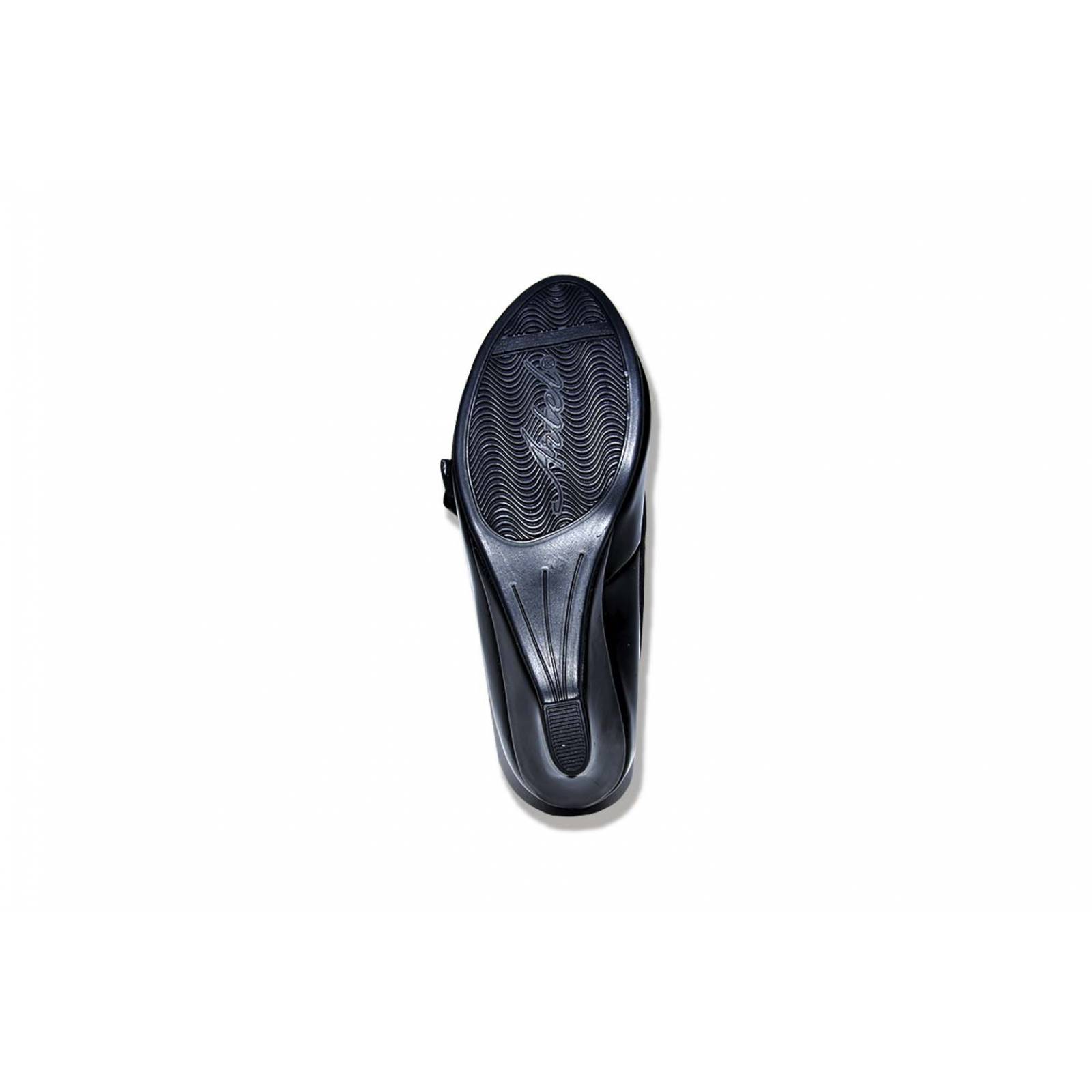 Zapato fiesta niña negro pulsera tacón cuña 22/26