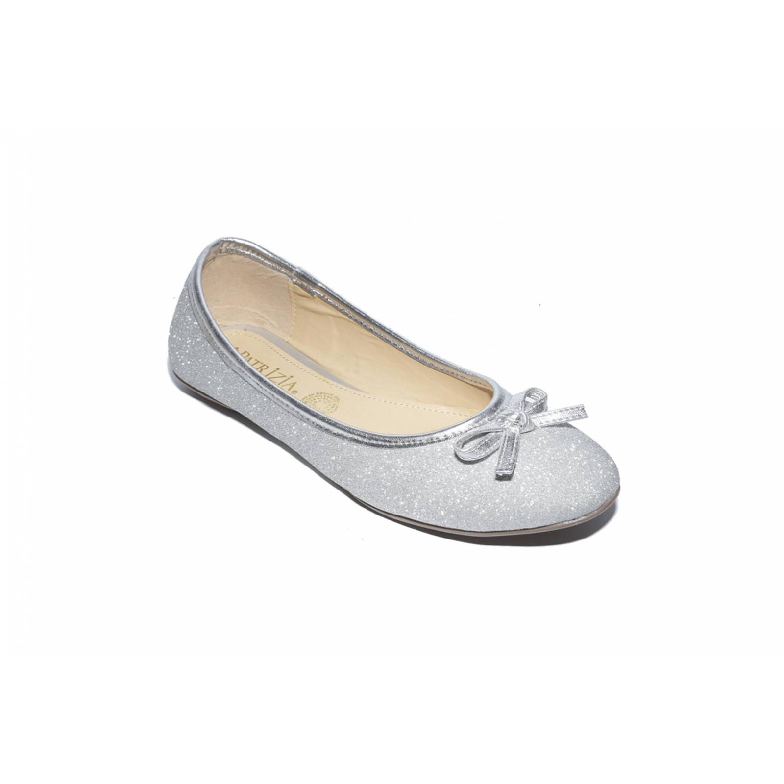 Zapato balerina niña fiesta plata 18/21-