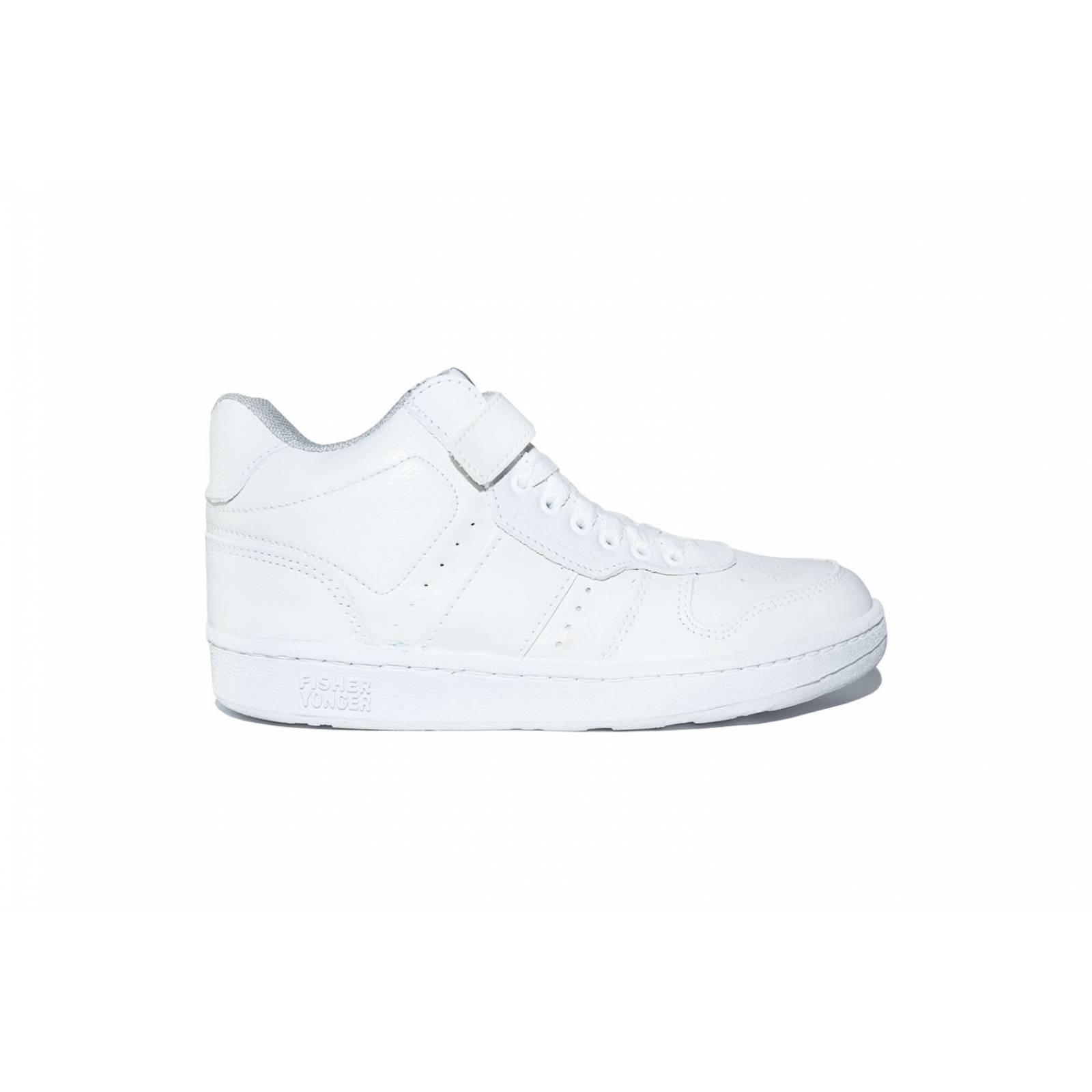 Tenis unise fisher&yonge piel blanco cosido 15/17-