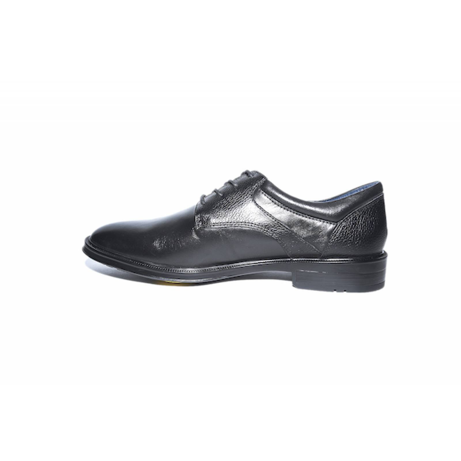 Zapato caballero jarking 6502 piel borrego negro
