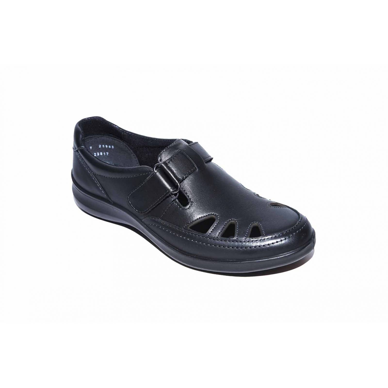 Zapato dama flexi 25905 piel negro confort casual