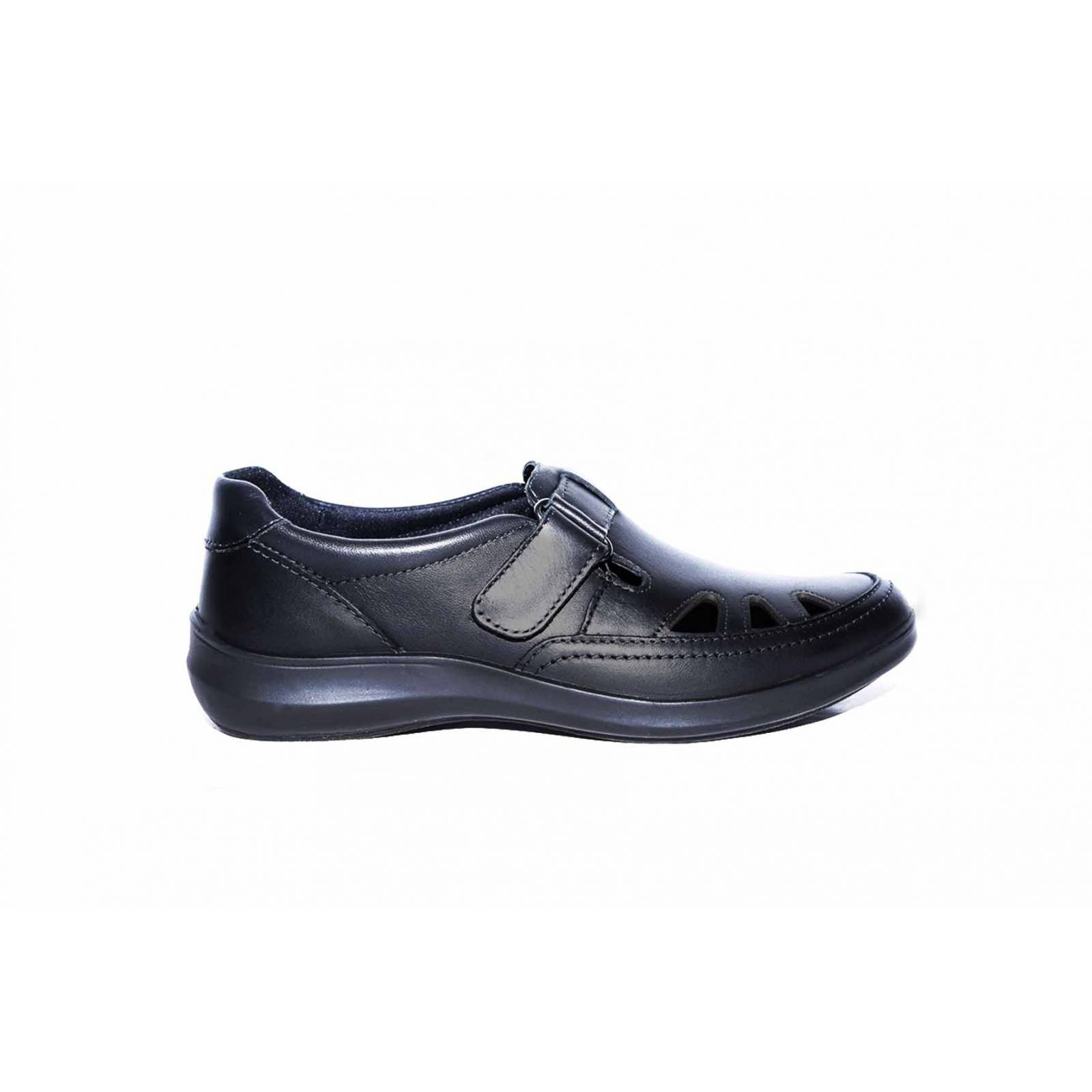 Zapato dama flexi 25905 piel negro confort casual