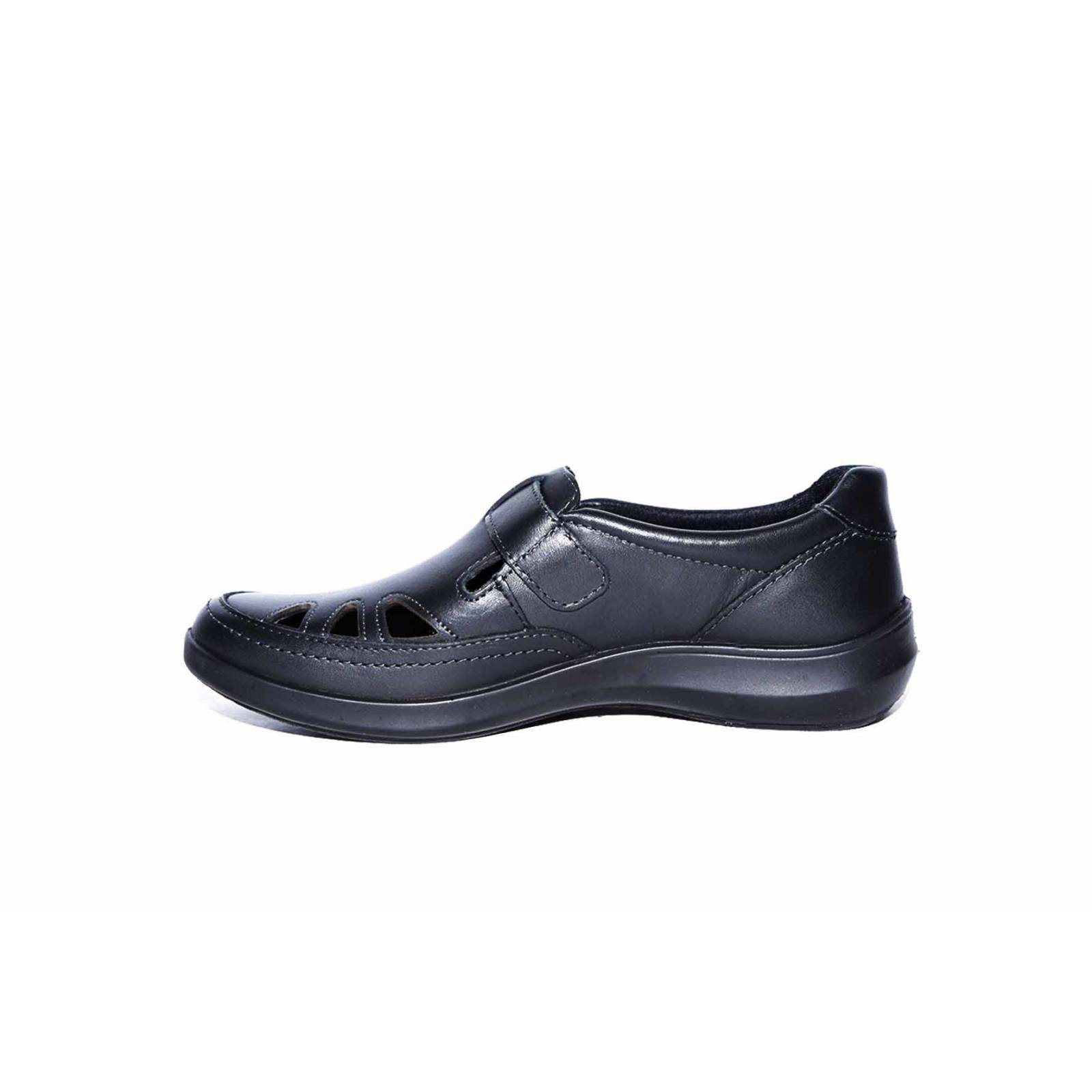 Zapato dama flexi 25905 piel negro confort casual