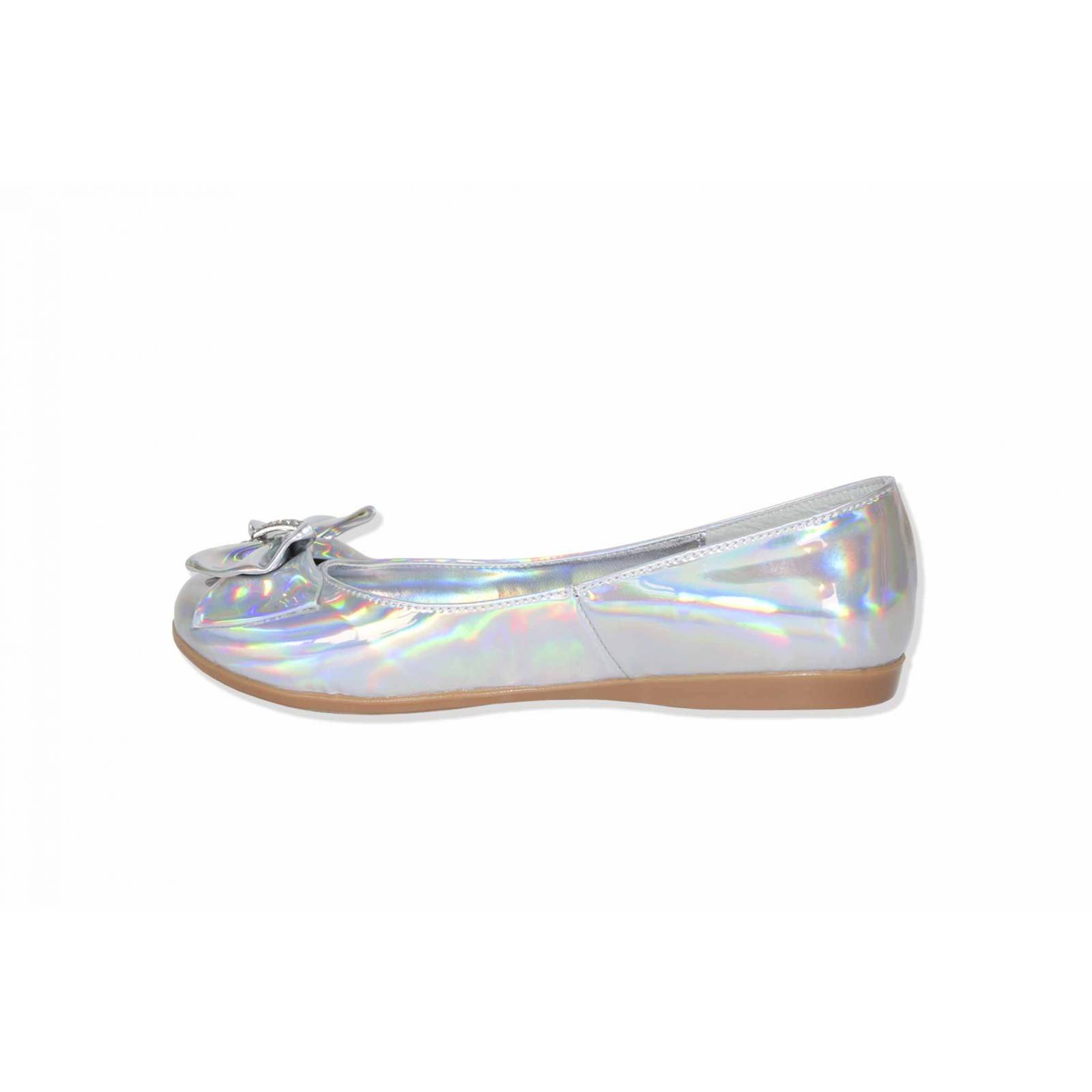 Tornasol Zapatos Color Plata Para NiÃ±a Tropicana Zapato De