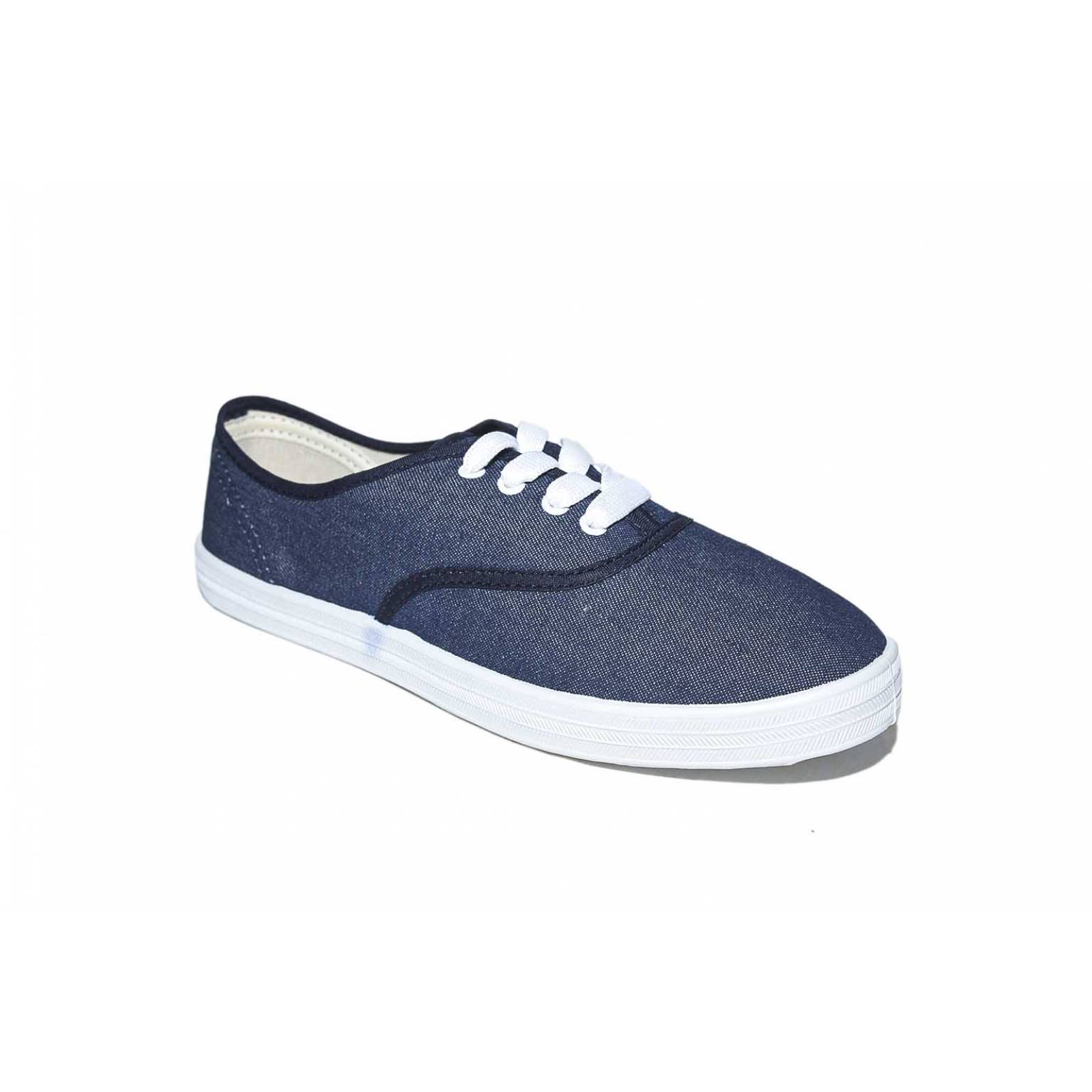 Tenis dama tovaco 3133 textil mezclilla casual