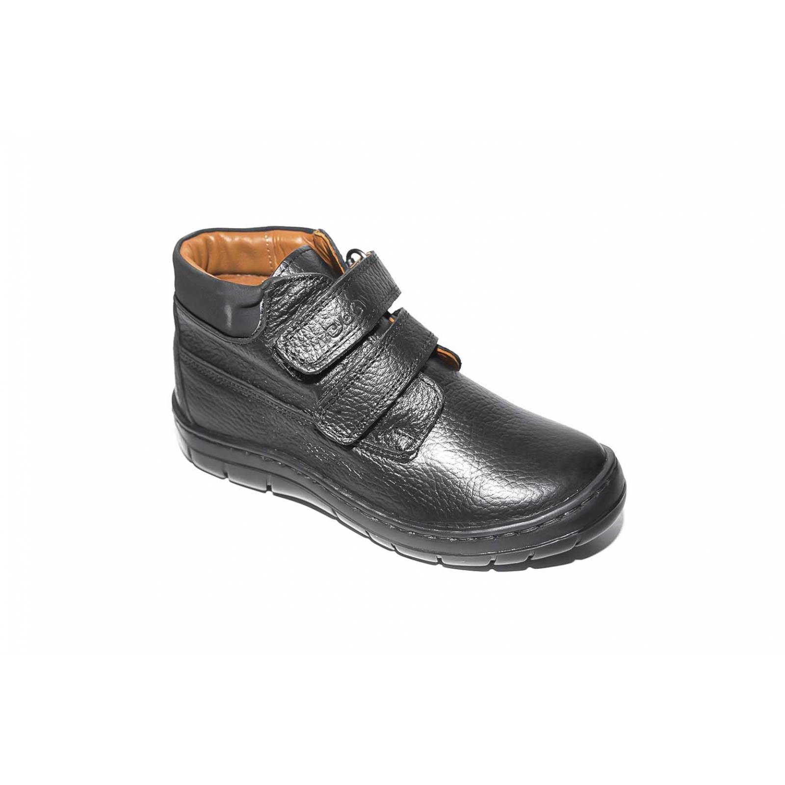 Zapato Bota Niño Dogi 5016 Piel Negro Cosido Arco Soporte