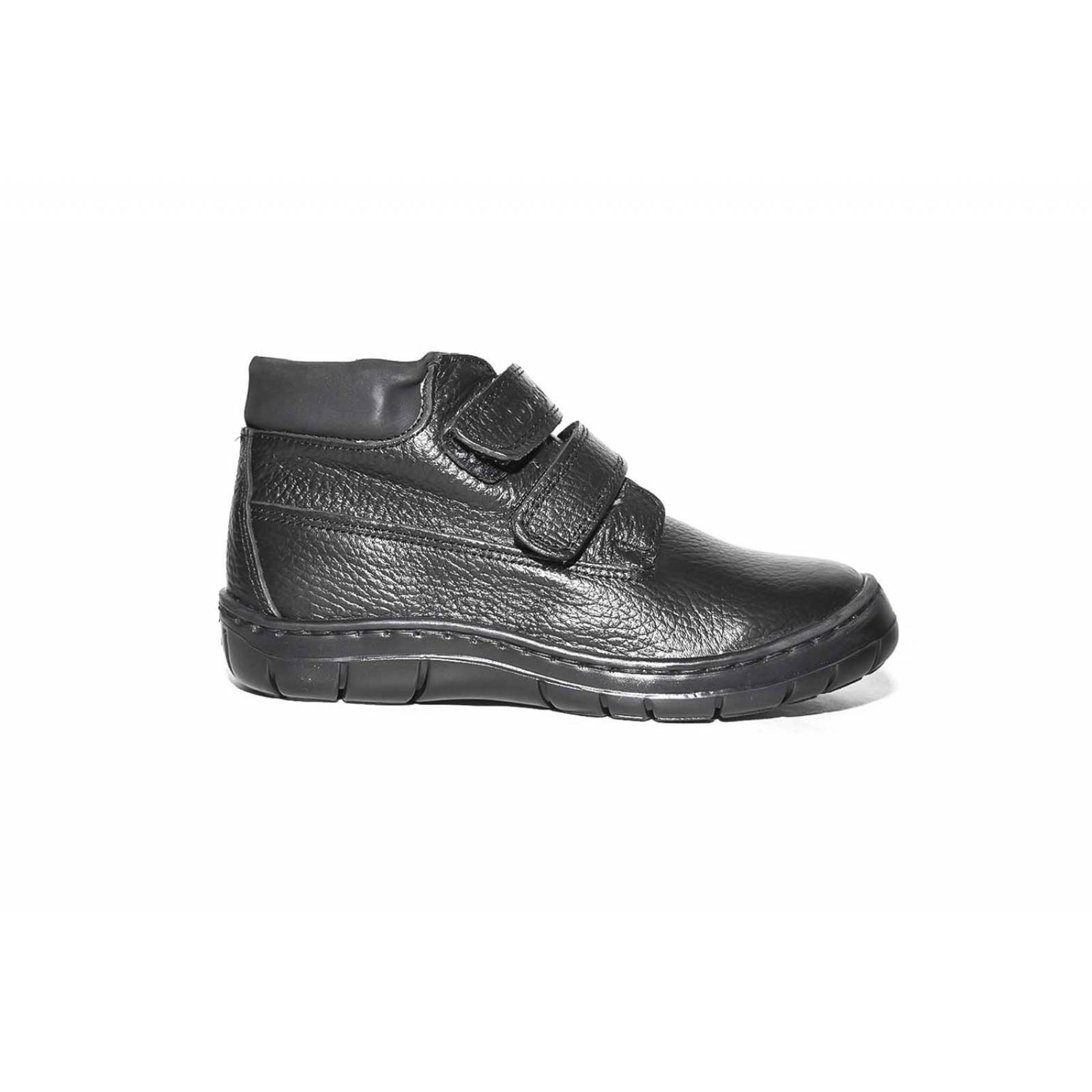 Zapato Bota Niño Dogi 5016 Piel Negro Cosido Arco Soporte