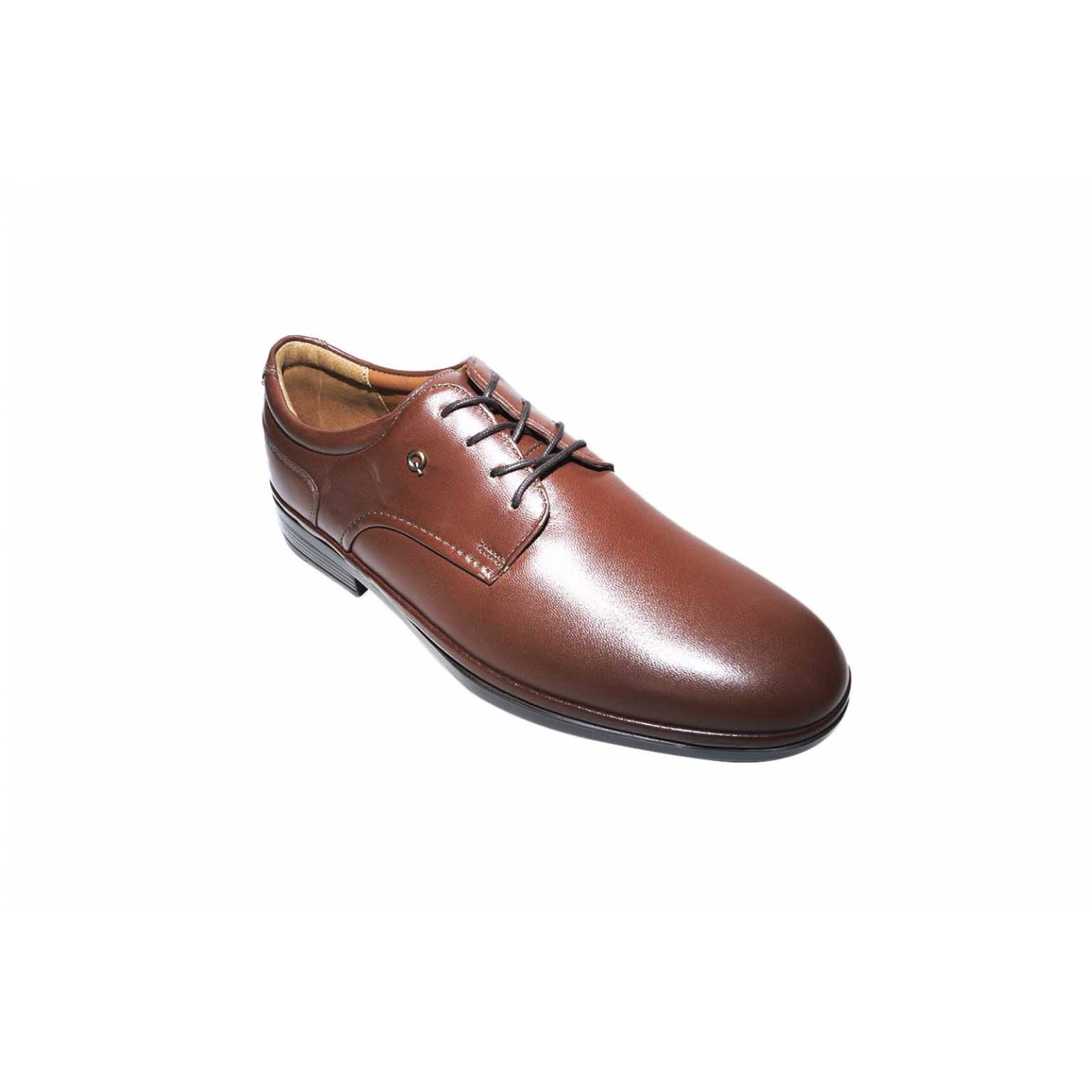 Zapato caballero quirelli 700701 piel borrego café vestir confortable