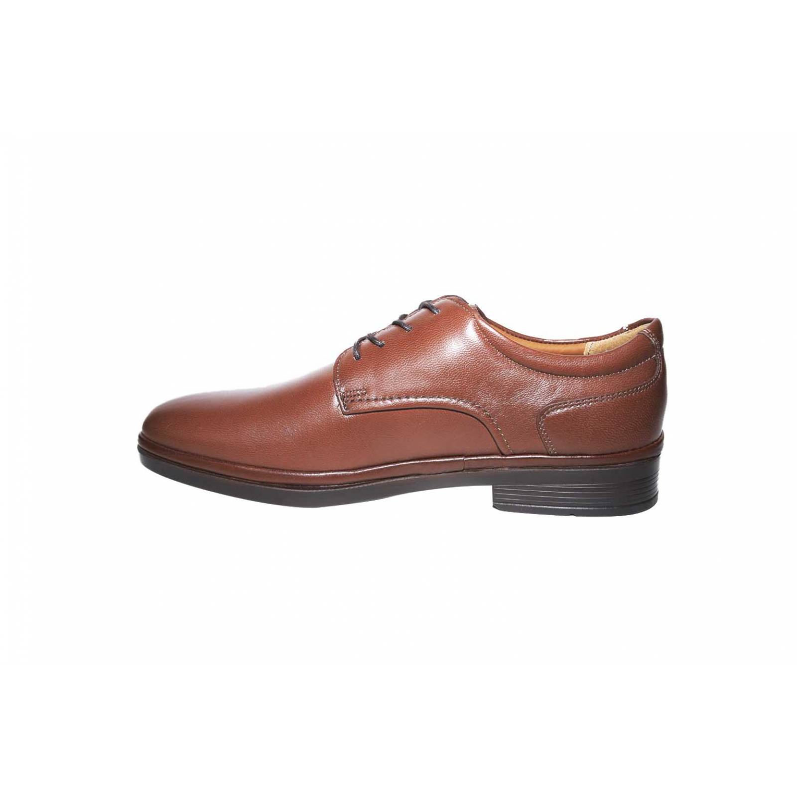 Zapato caballero quirelli 700701 piel borrego café vestir confortable